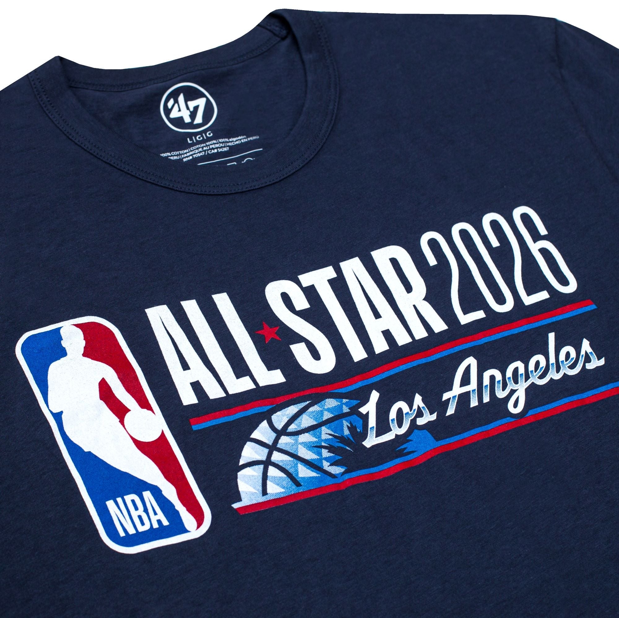 2026 NBA All - Star Navy Graphic T-Shirt - Apparel - Navy - 20 - 000311 - S