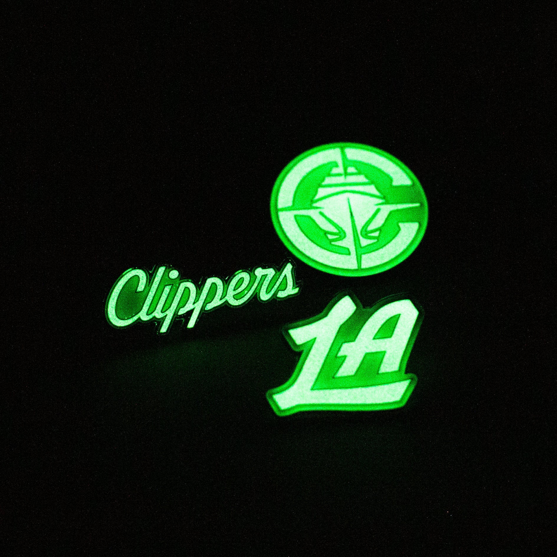 Clippers Glow in the Dark Pin - LA CLIPPERS TEAM STOREPSG72 - 000061