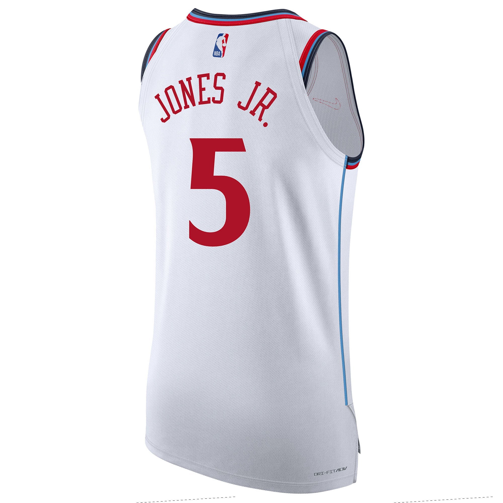Derrick Jones Jr. '25 - '26 Association Authentic Jersey - Jerseys - White - 10 - 000035 - 40/S