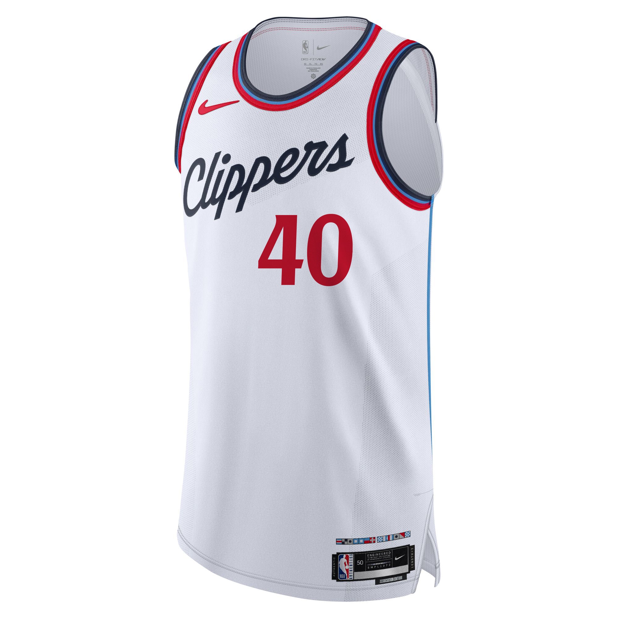 Ivica Zubac '24 - '25 Association Authentic Jersey - LA CLIPPERS TEAM STORENike10 - 000018 - 40/S