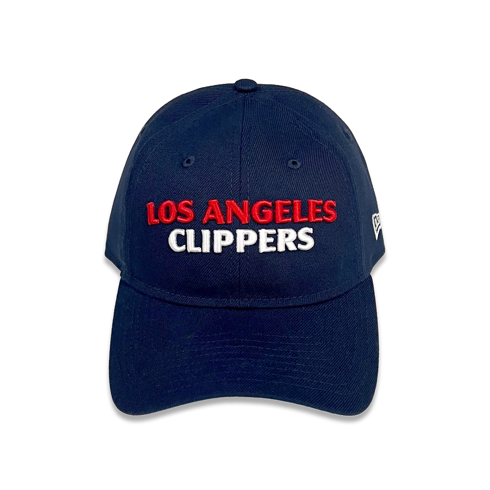 Navy Gothic Stacked Logo 920 Adjustable Hat - LA CLIPPERS TEAM STORENew Era60 - 000070