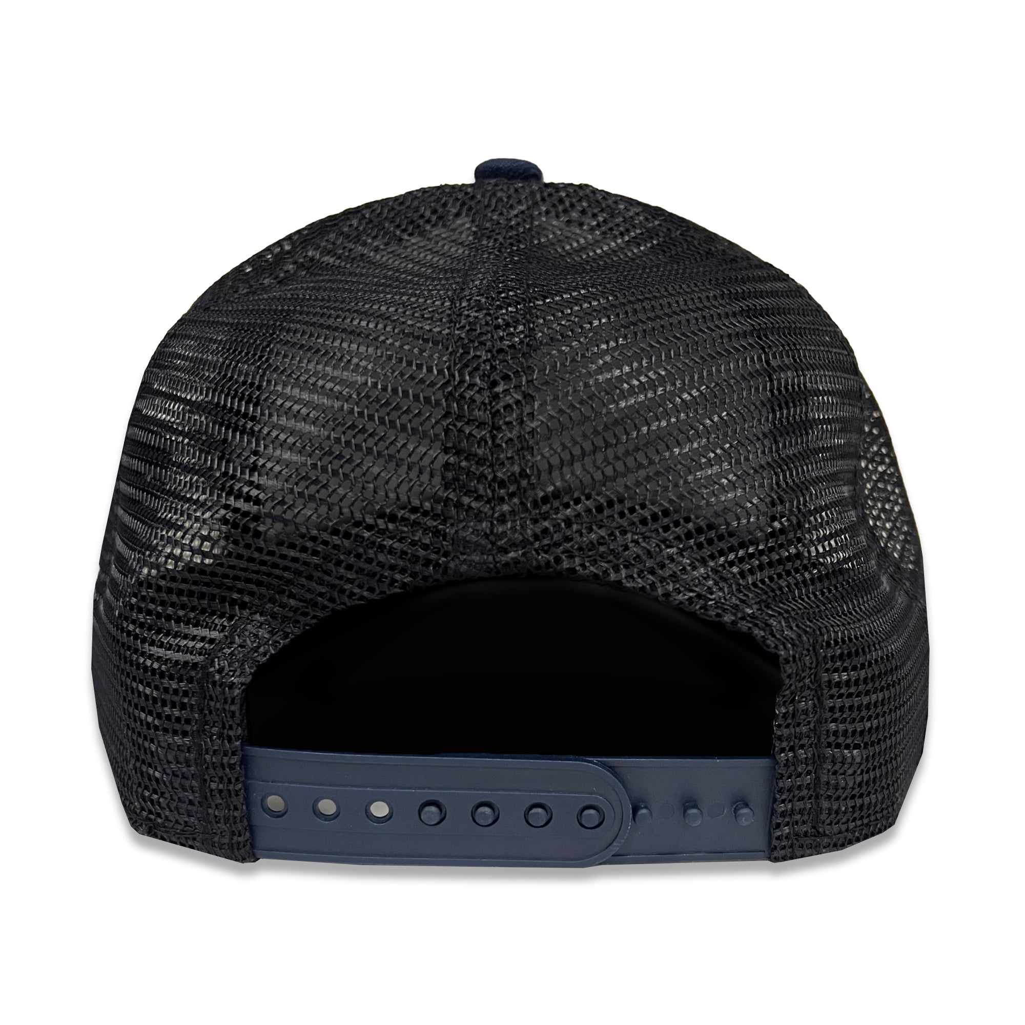 Navy Gothic Stacked Logo 940 Mesh Snapback Hat - LA CLIPPERS TEAM STORENew Era60 - 000073