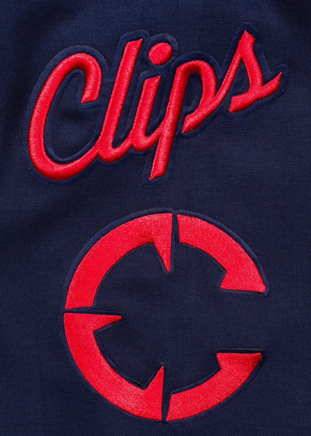 Navy LA Chenille Hoodie - LA CLIPPERS TEAM STOREPro Standard20 - 000045 - S