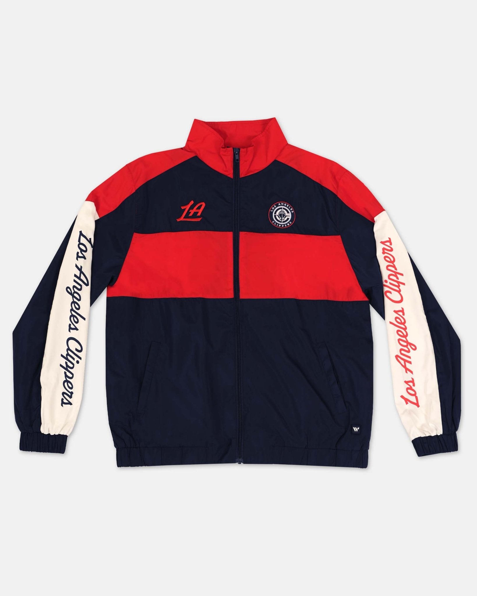Three - Tone Clippers Zip Up Windbreaker - Apparel - Navy/Red/White - 20 - 000202 - S