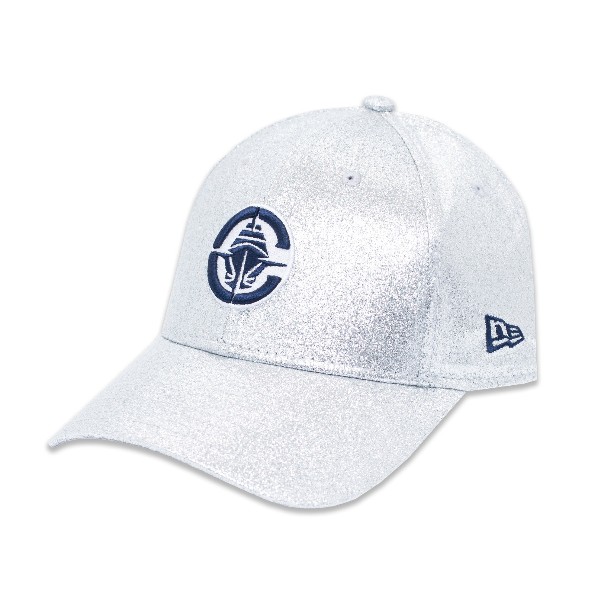 Women's Silver Glitter Adjustable Hat - LA CLIPPERS TEAM STORENew Era61 - 000003