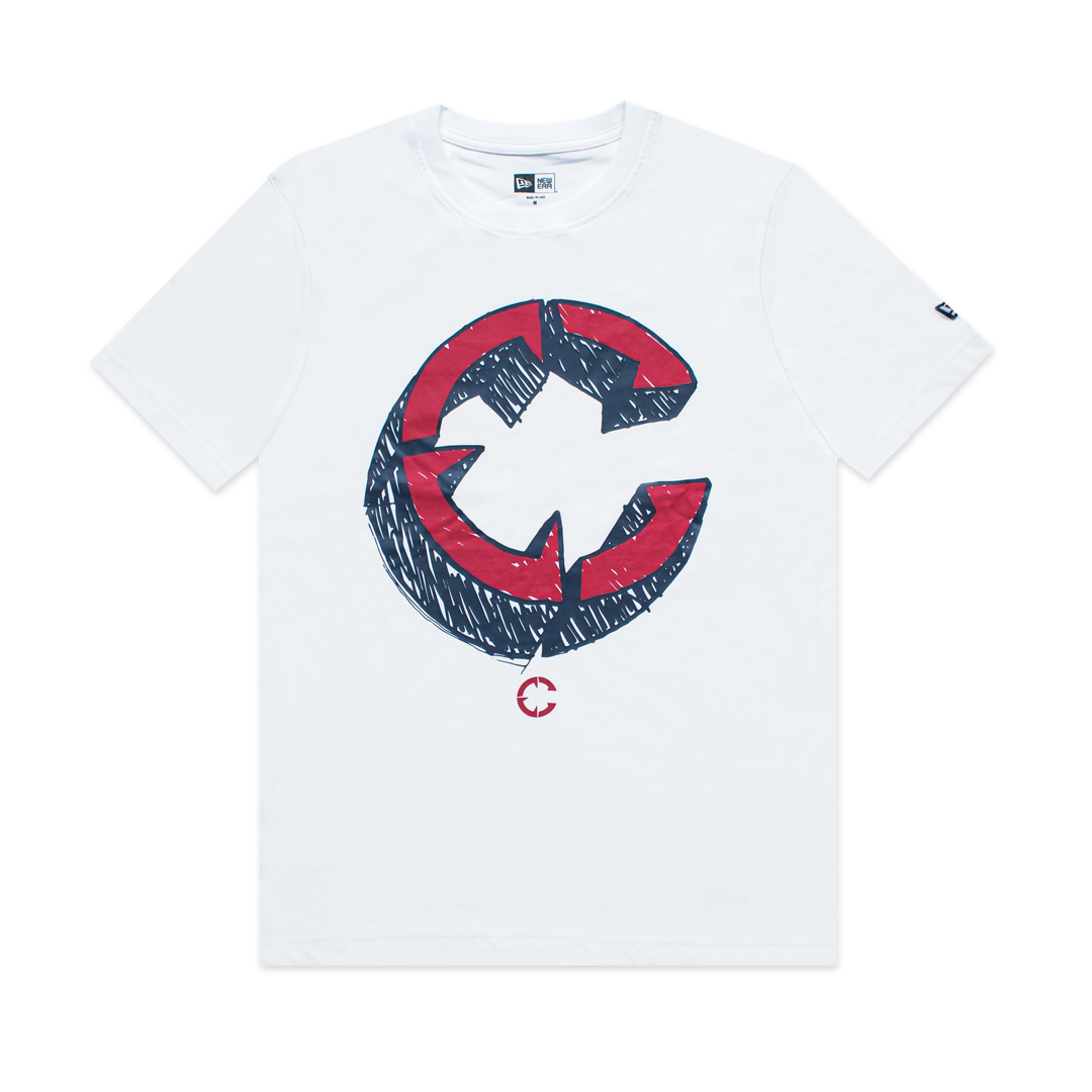 White Partial Logo T-Shirt