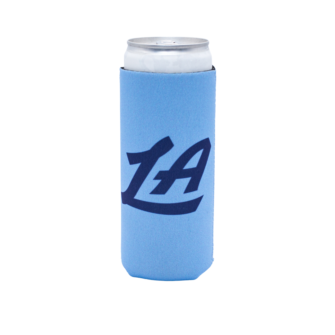 Pacific Blue 12 OZ Slim LA Logo Koozie