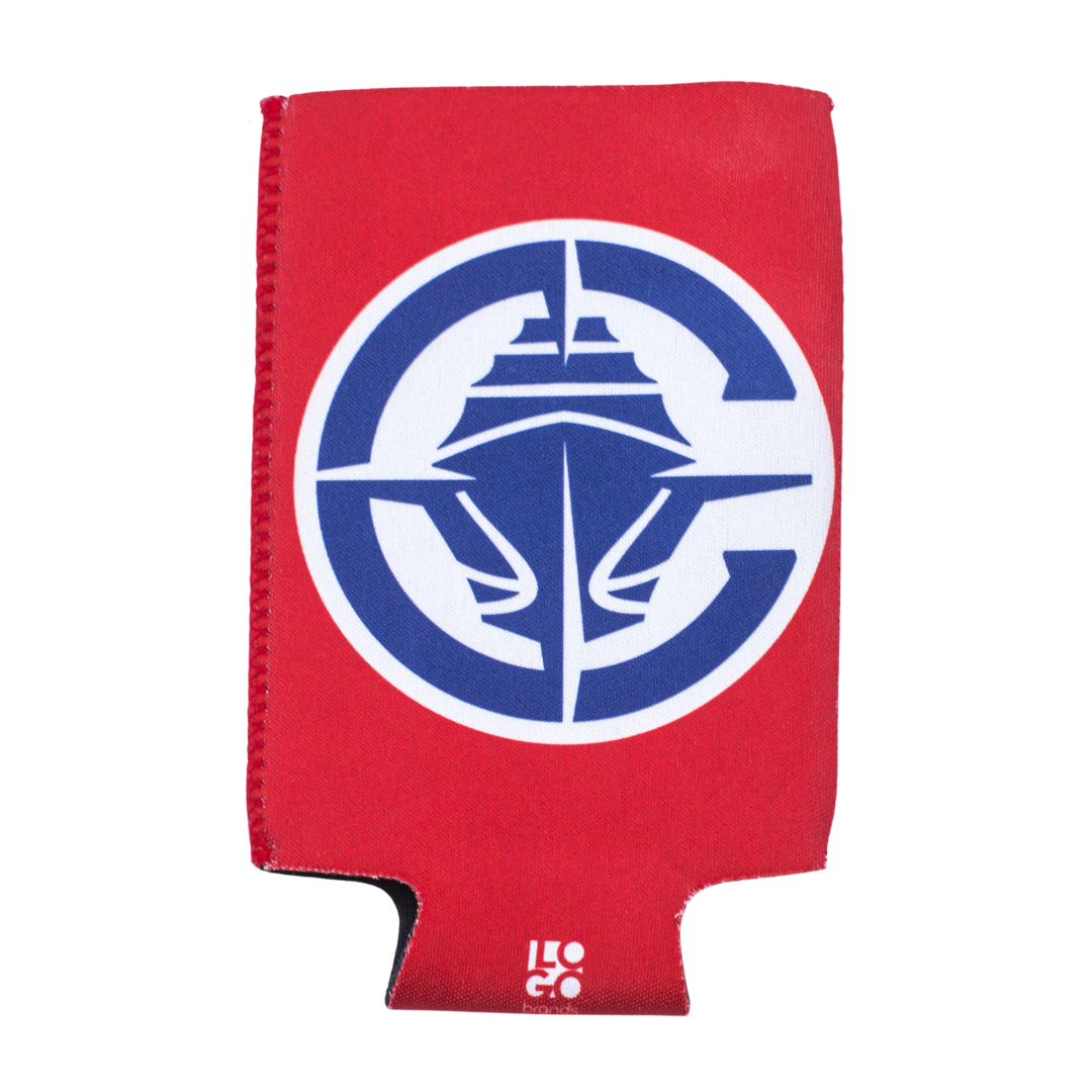 Red 16 OZ Primary Logo Koozie