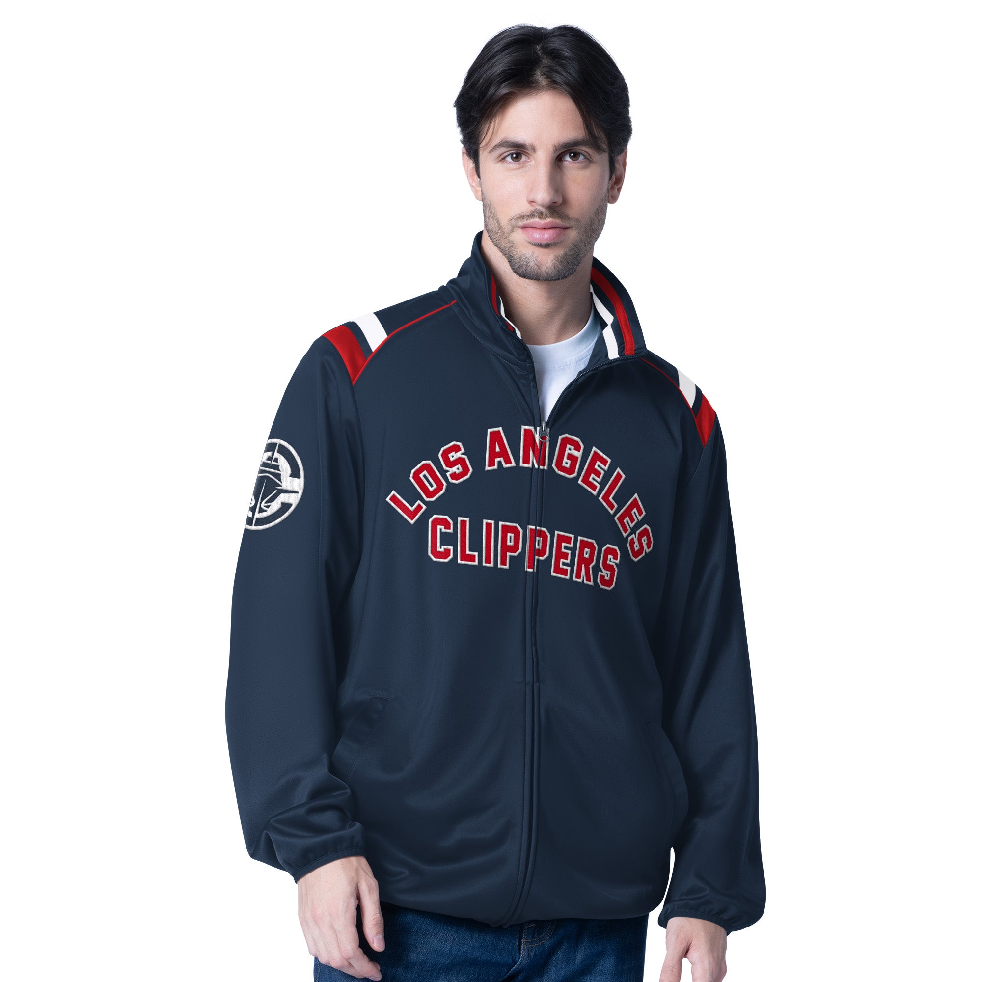 Navy Clippers Track Jacket