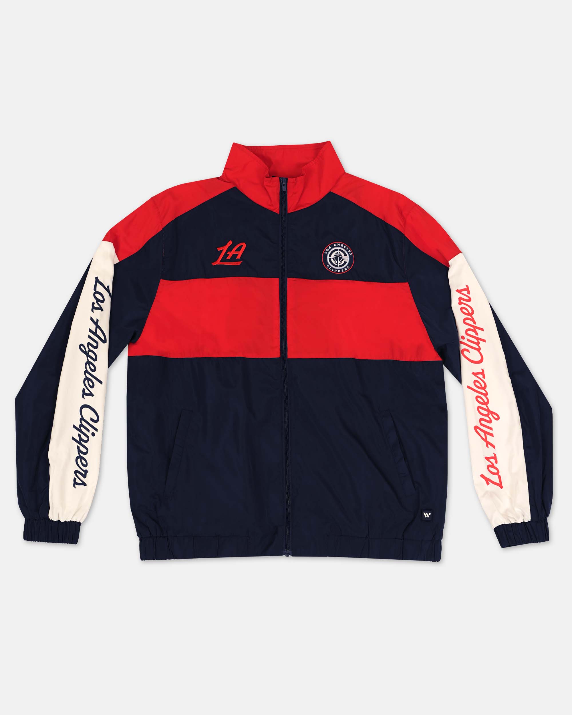 Three-Tone Clippers Zip Up Windbreaker