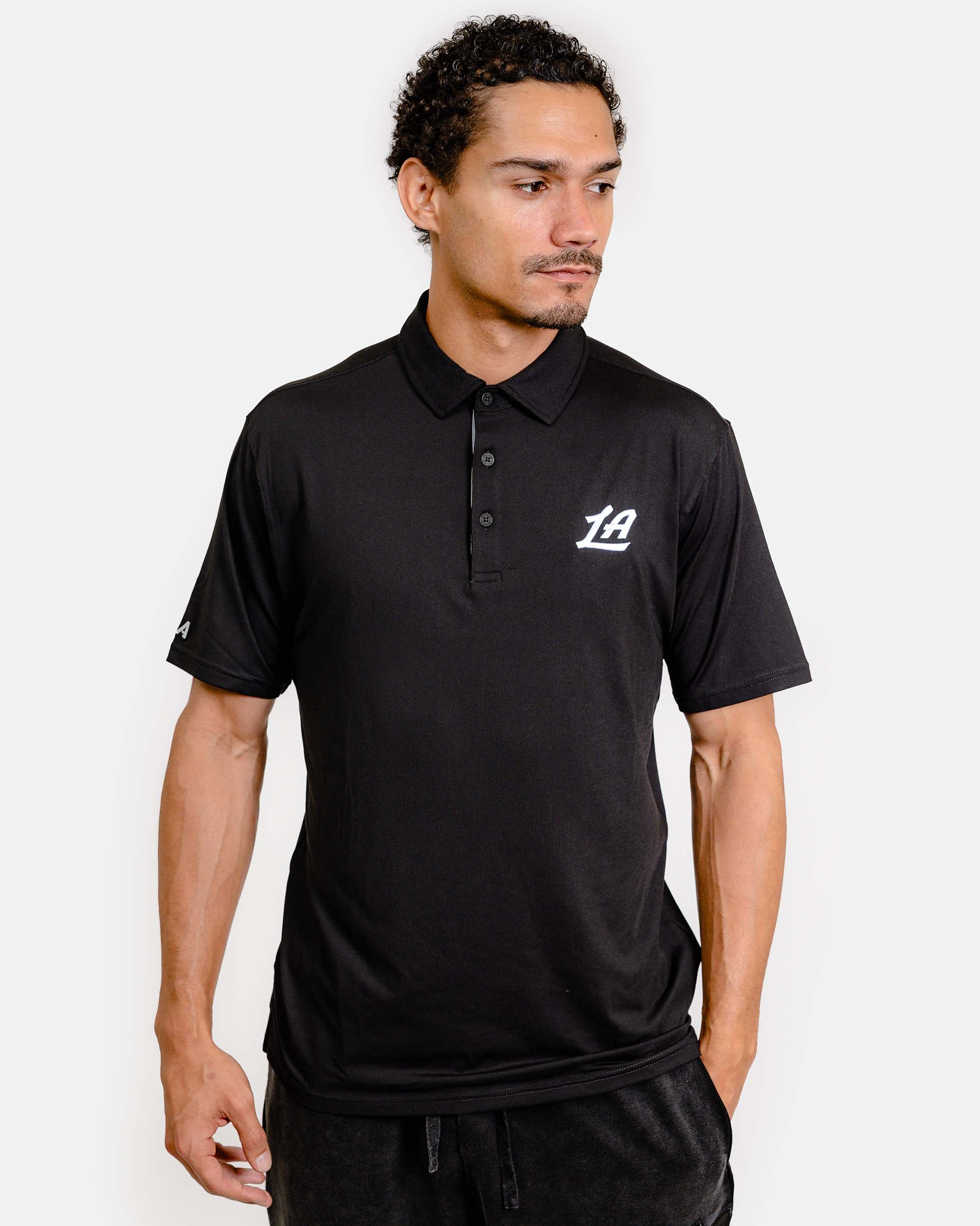 Black LA Polo
