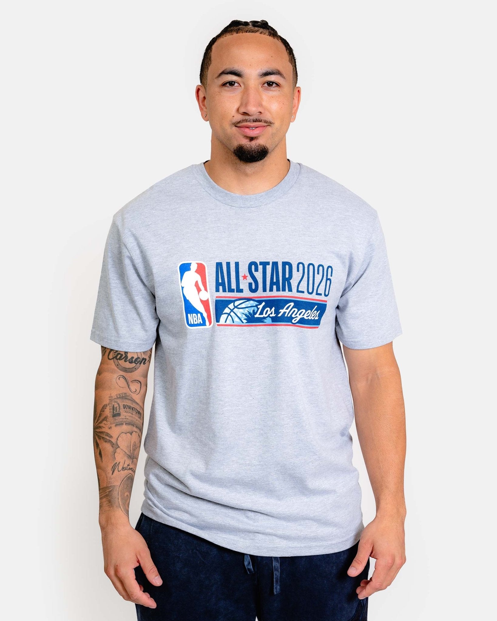 2026 All - Star Gray Graphic T-Shirt - Apparel - Gray - 20 - 000352 - S
