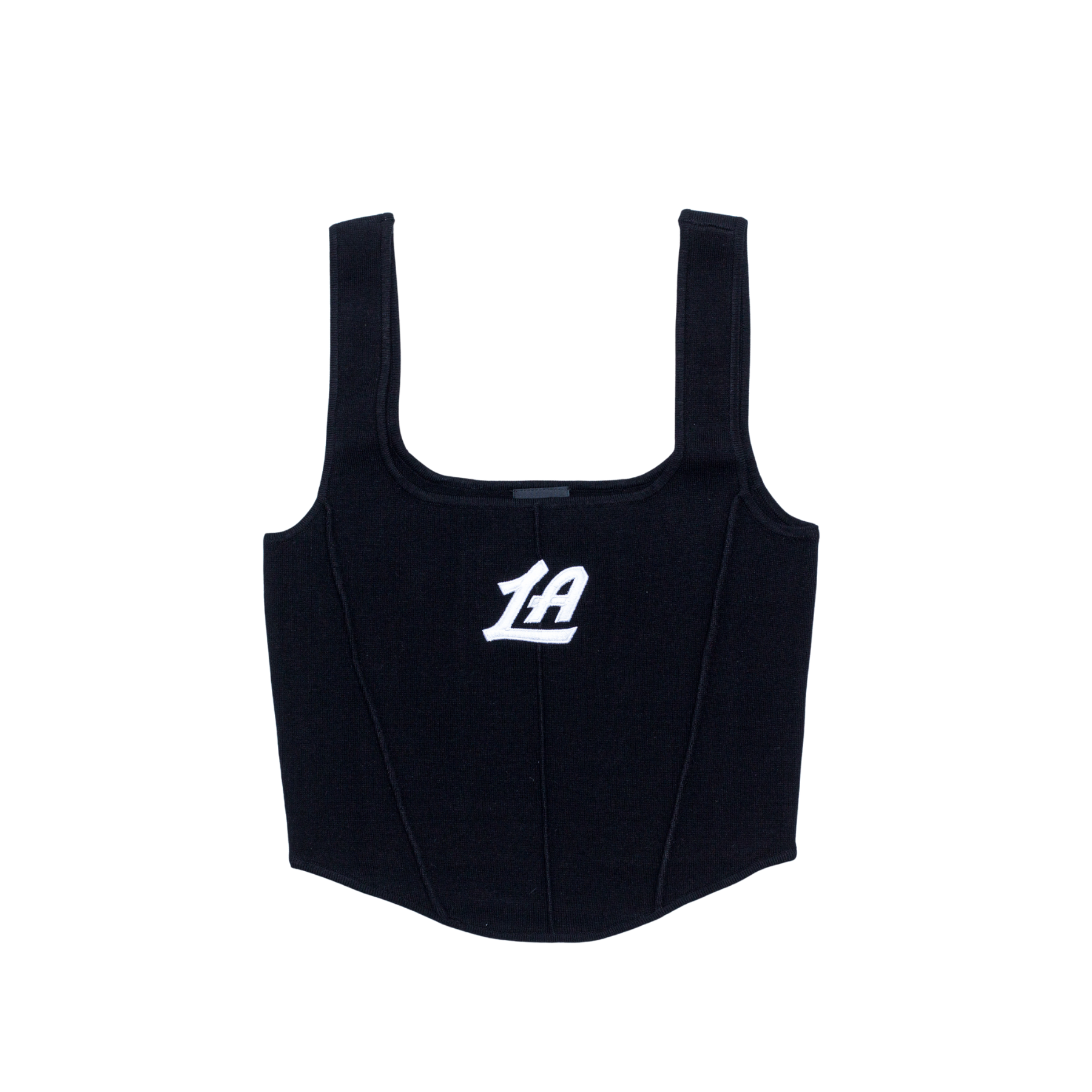 Women's Black LA Knit Corset