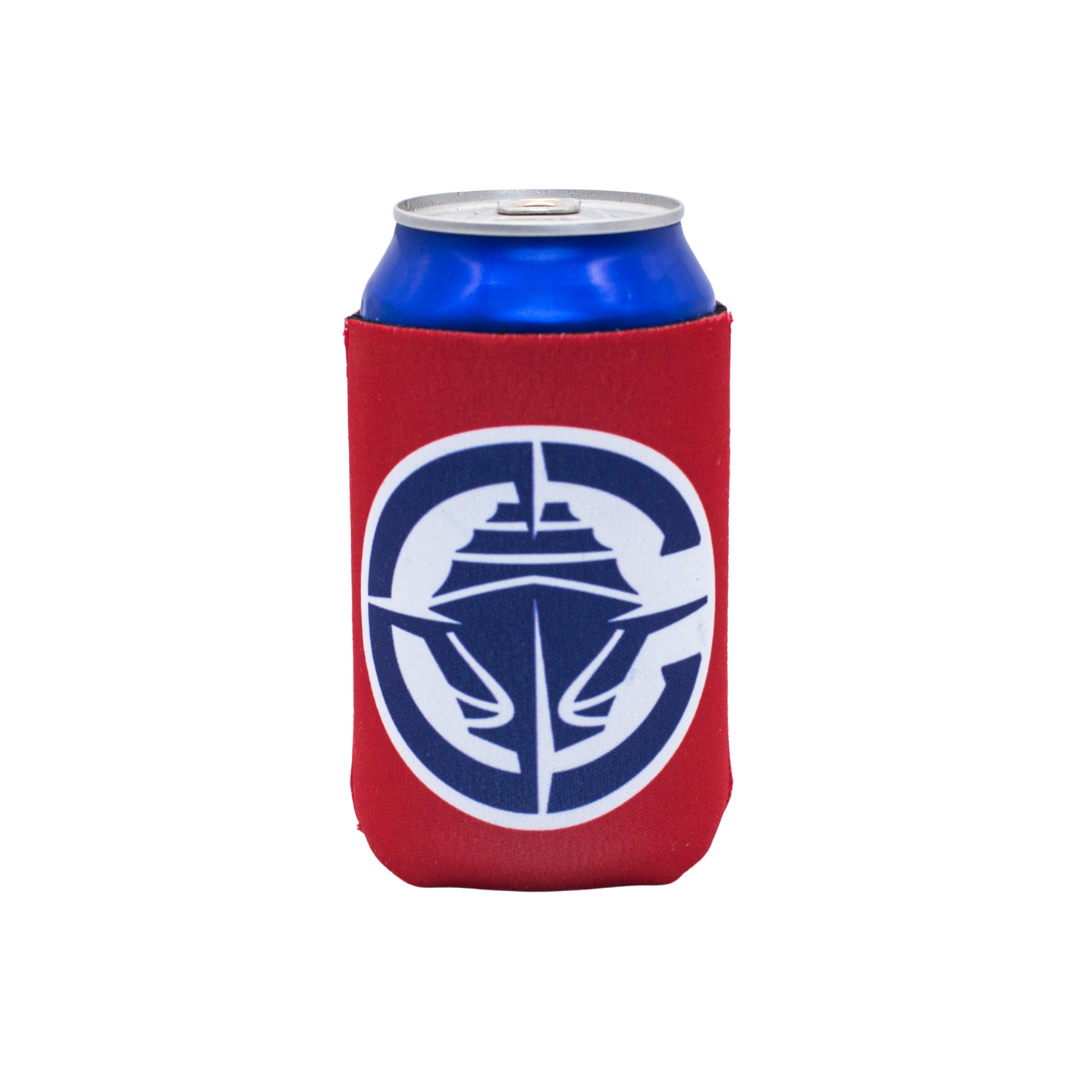 Red 12 OZ Primary Logo Koozie