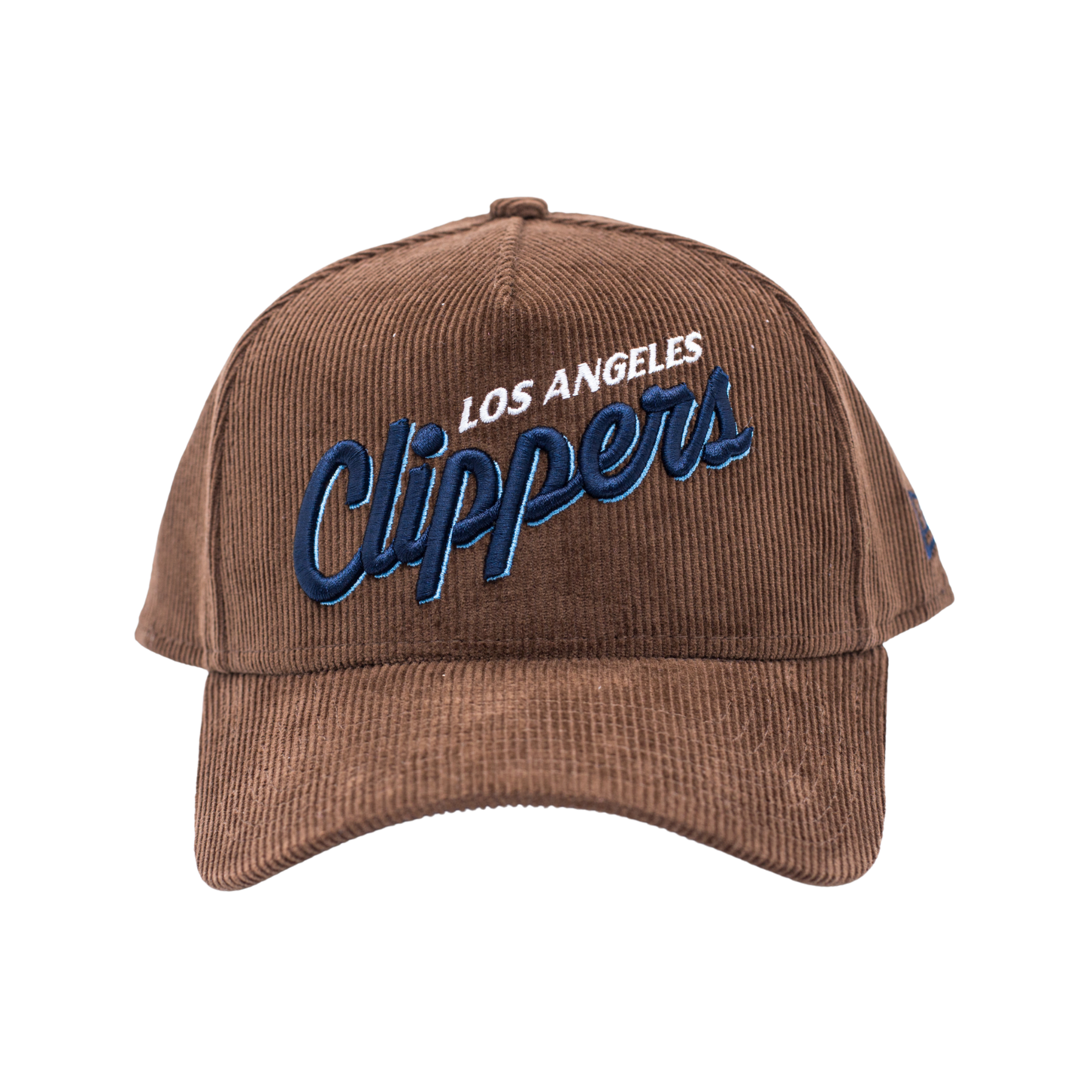 Brown Corduroy Diagonal Clippers Dad Hat