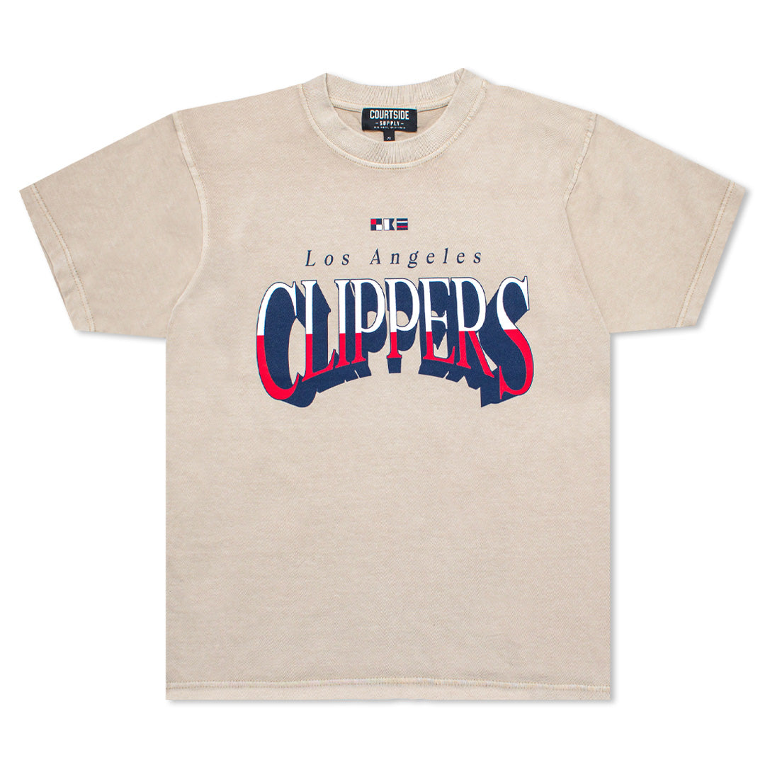 Cream Los Angeles Clippers Nautical Graphic T-Shirt