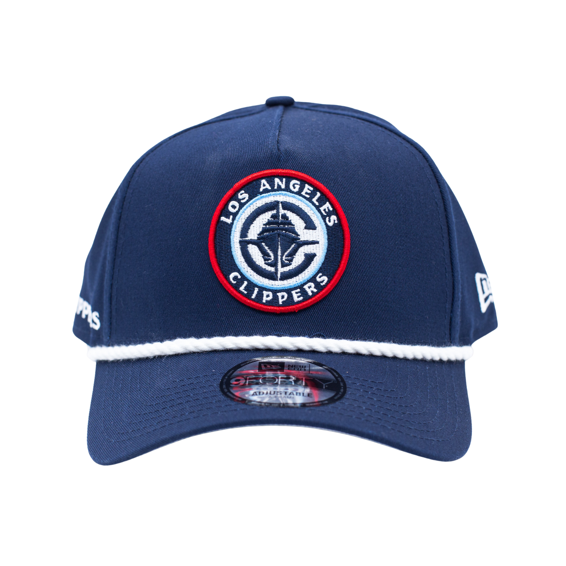 Navy Global Logo Rope Snapback Hat