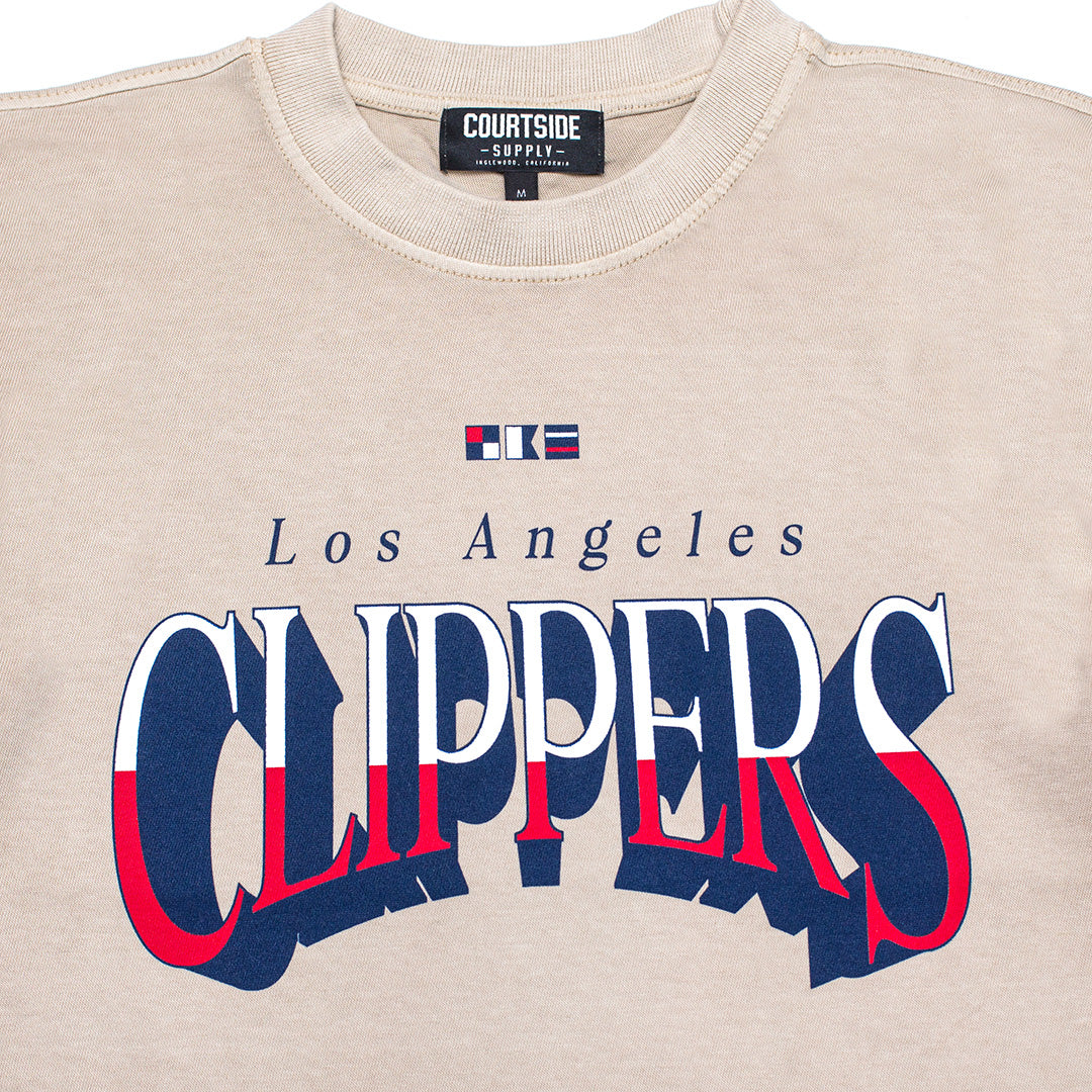 Cream Los Angeles Clippers Nautical Graphic T-Shirt