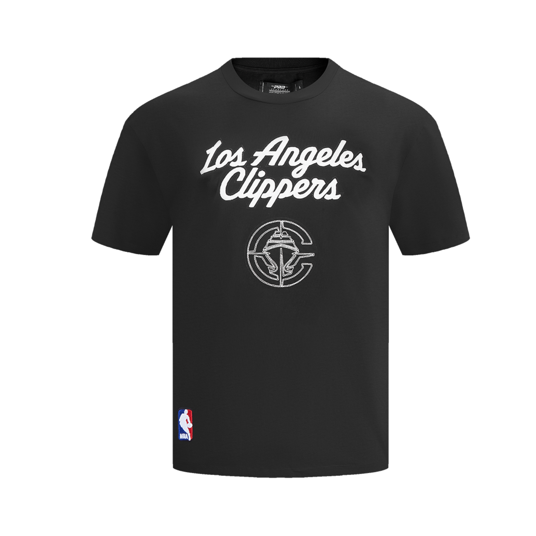 LA Clippers Black Paint the City Drop Shoulder T-Shirt