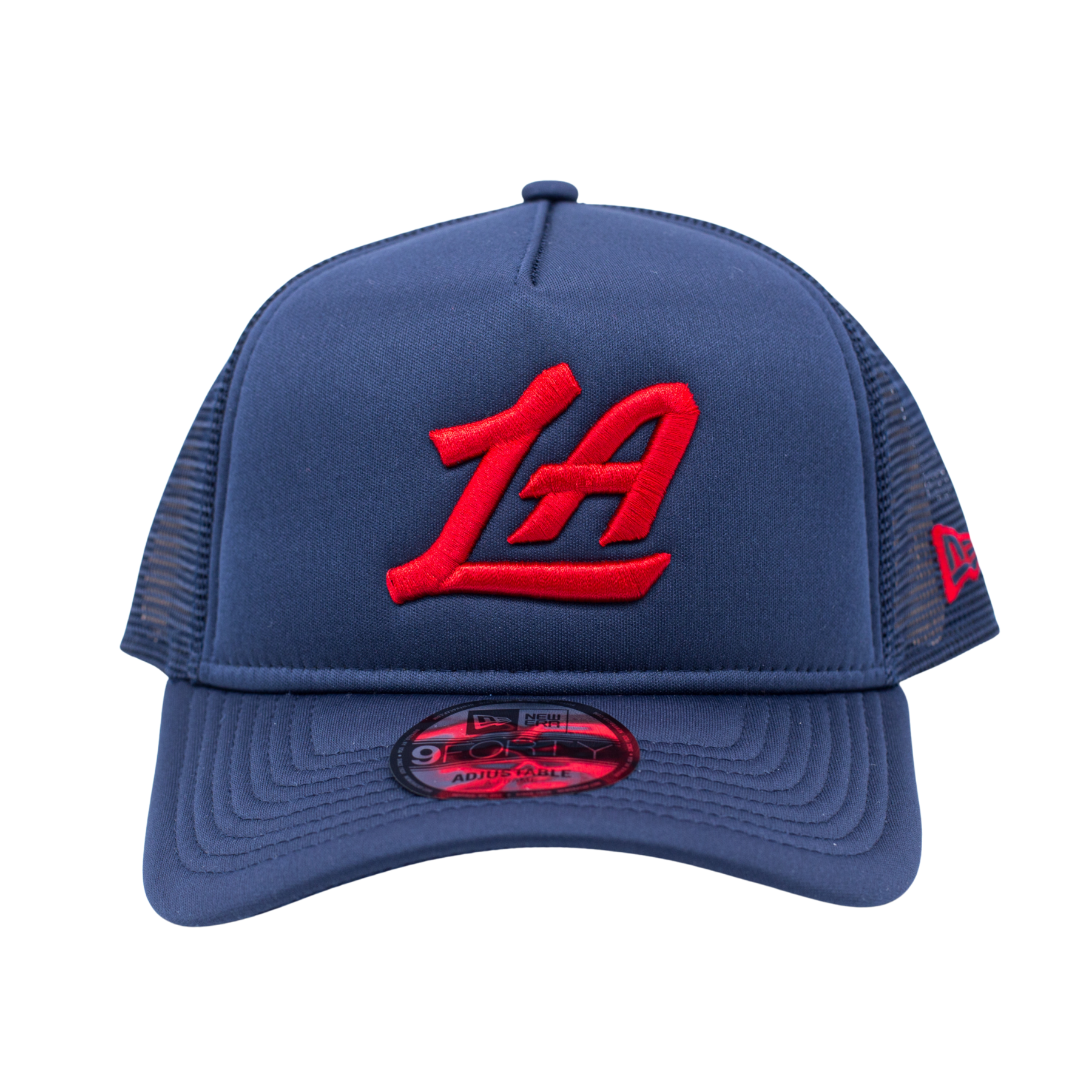 Navy LA Mesh Snapback Hat