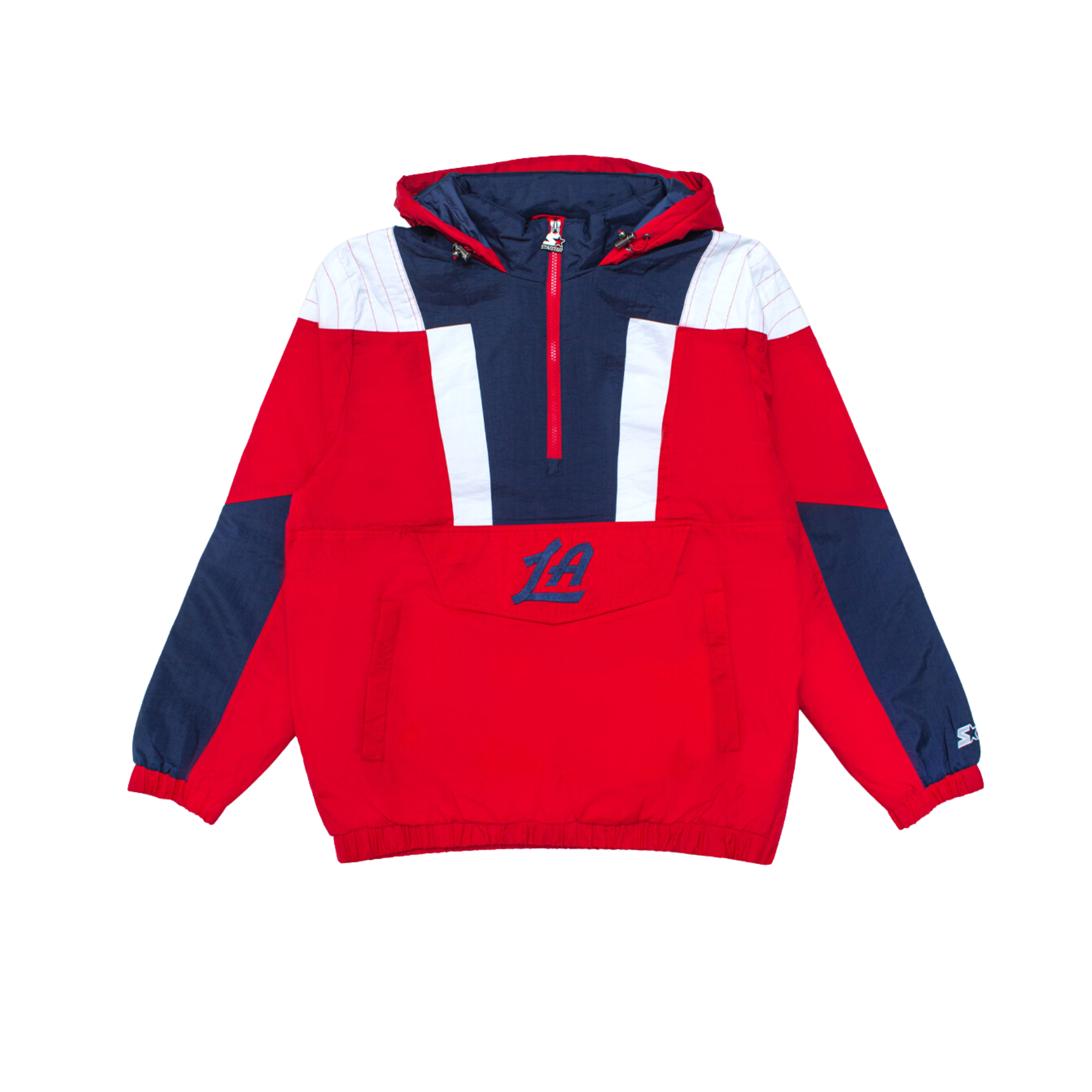 Big Kid Red Clippers Half Zip Pullover Jacket