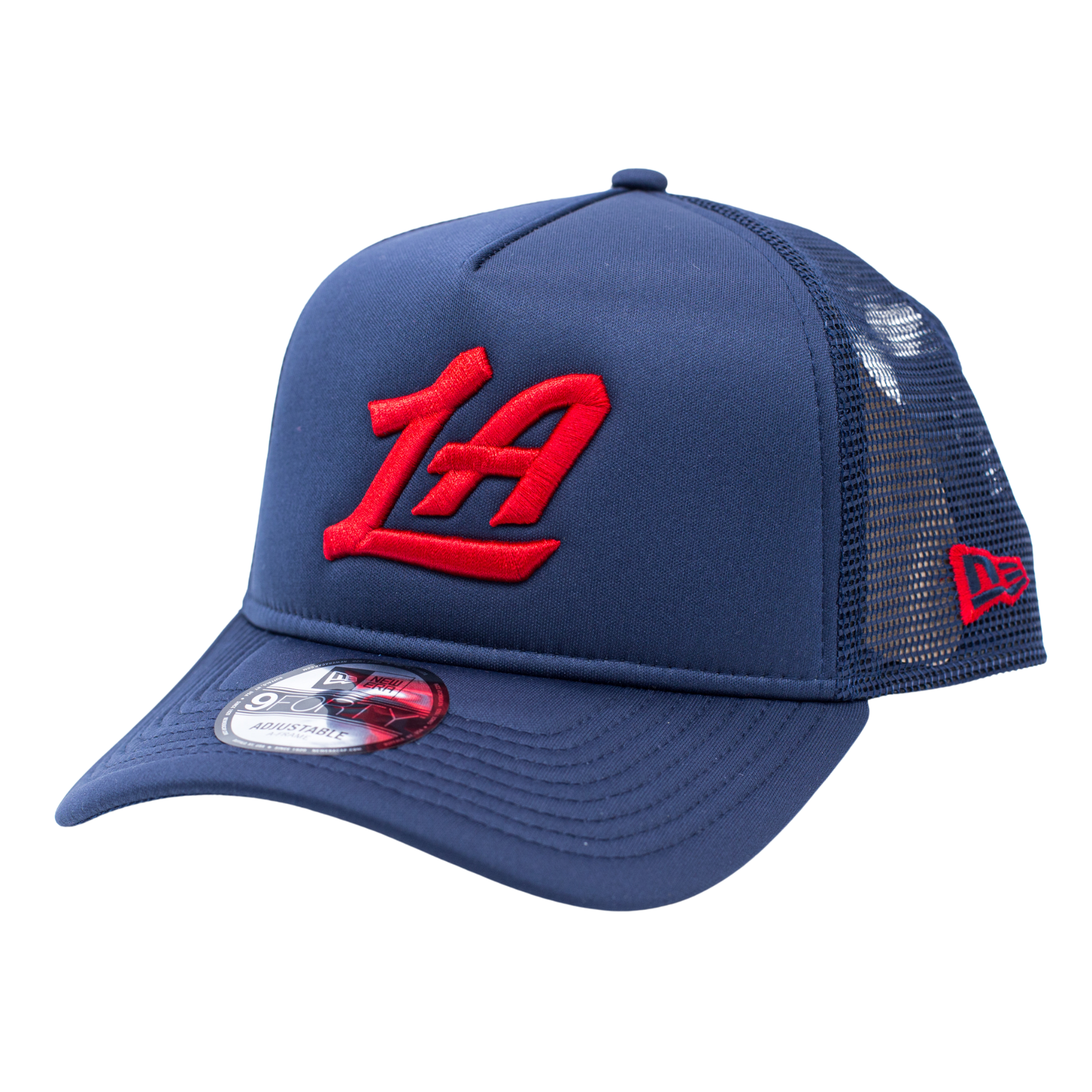 Navy LA Mesh Snapback Hat