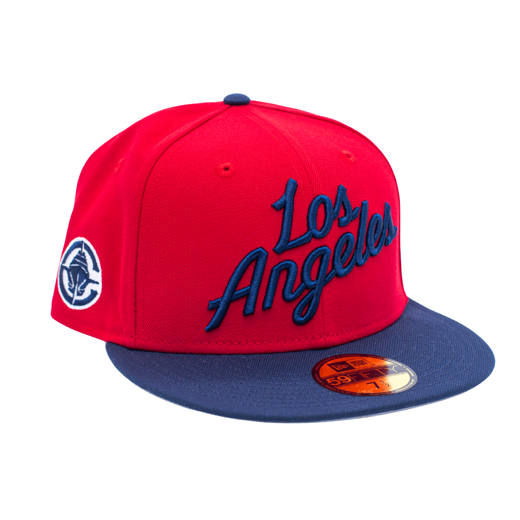 Red Los Angeles 5950 Fitted Hat