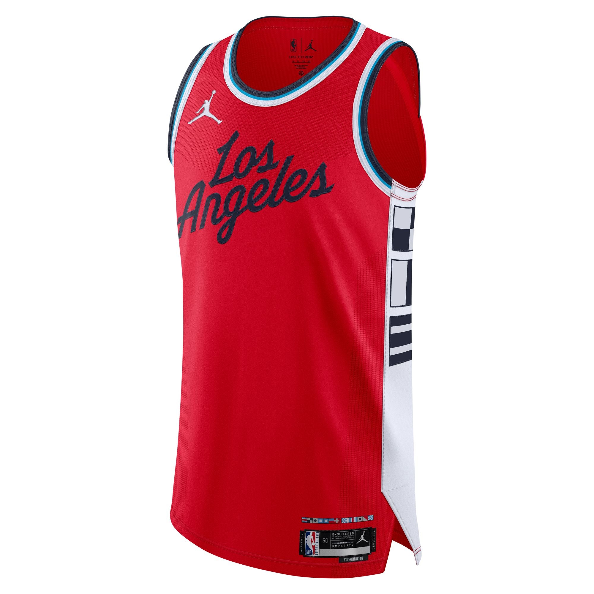 Custom '24-'25 LA Clippers Statement Authentic Jersey