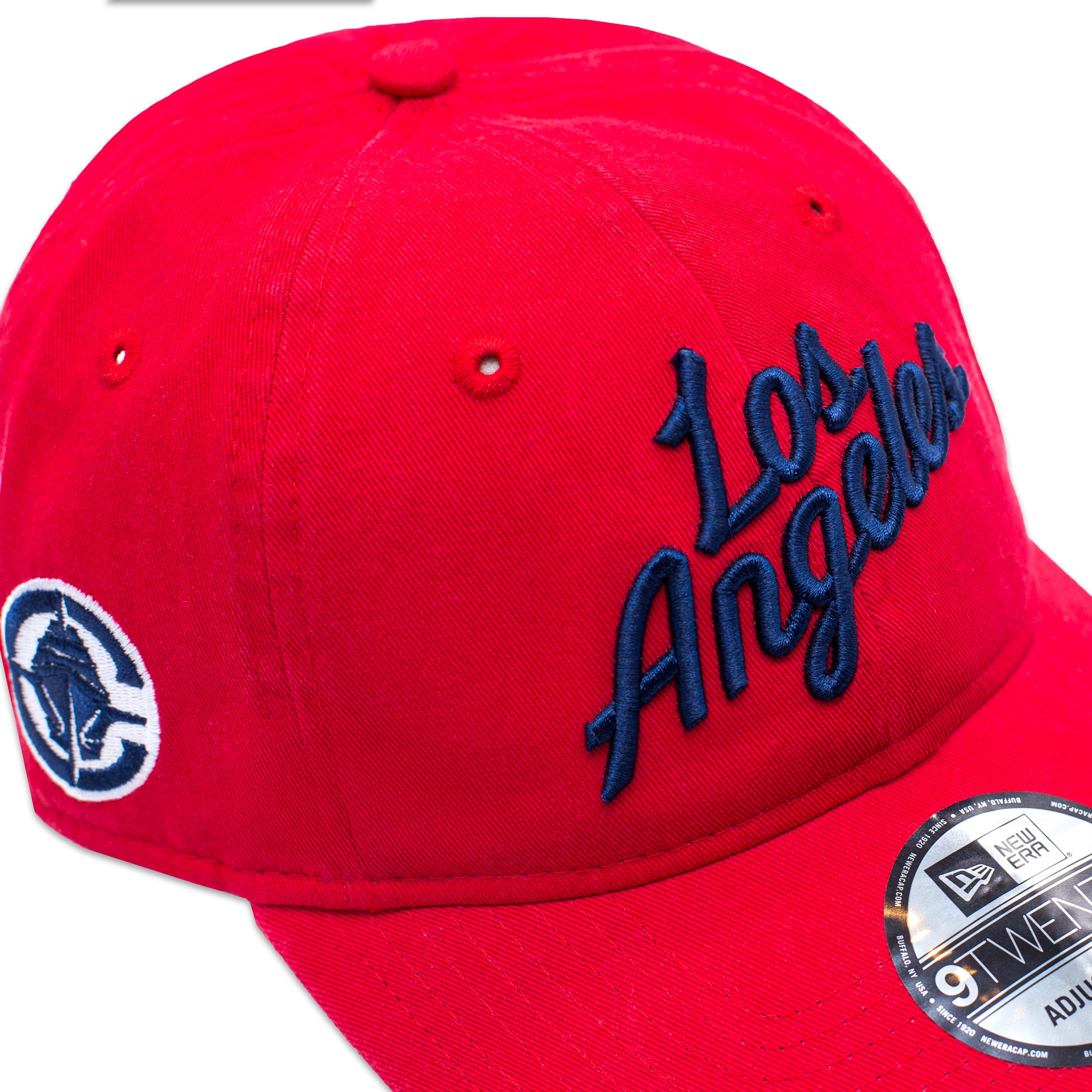 Red Los Angeles 920 Adjustable Hat