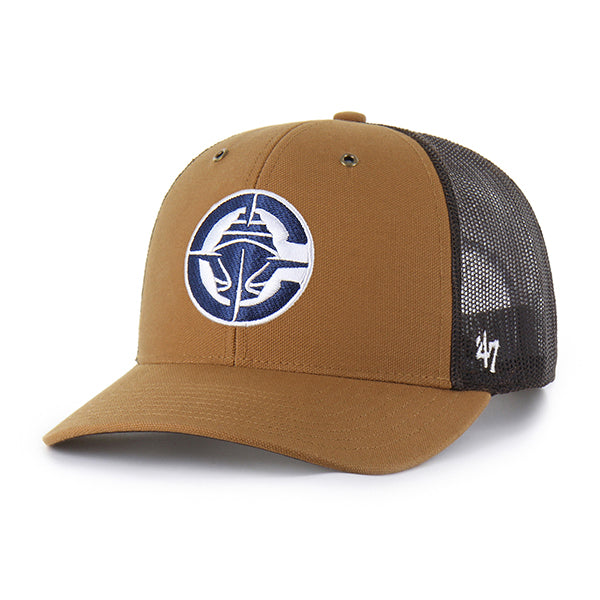 Brown Clippers Carhartt Trucker Hat