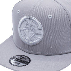 Big Kid Gray Tonal Primary Logo 950 Snapback Hat - LA CLIPPERS TEAM STORENew Era62 - 000003
