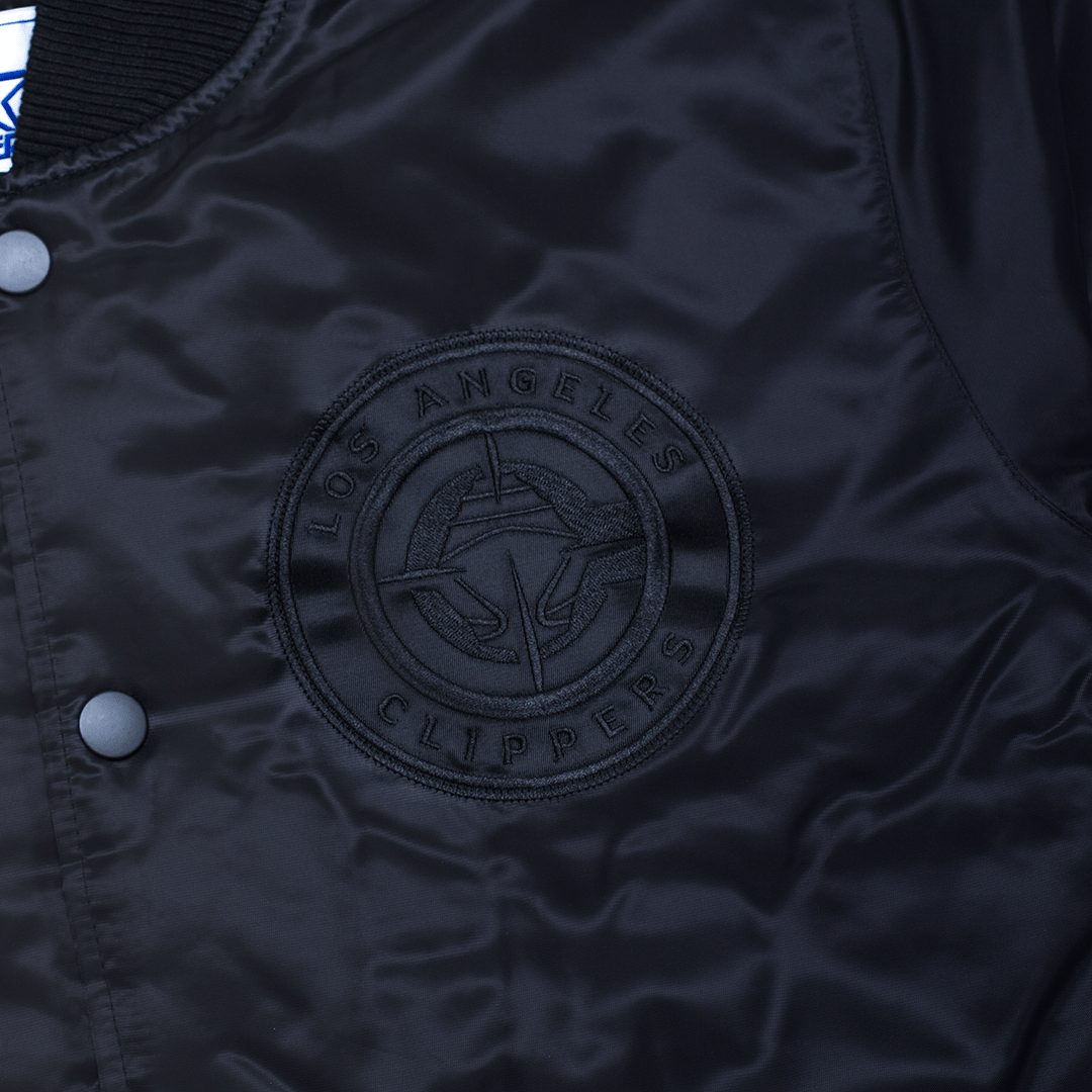 Black LA Clippers Varsity Jacket - LA CLIPPERS TEAM STORESTARTER20 - 000059 - S