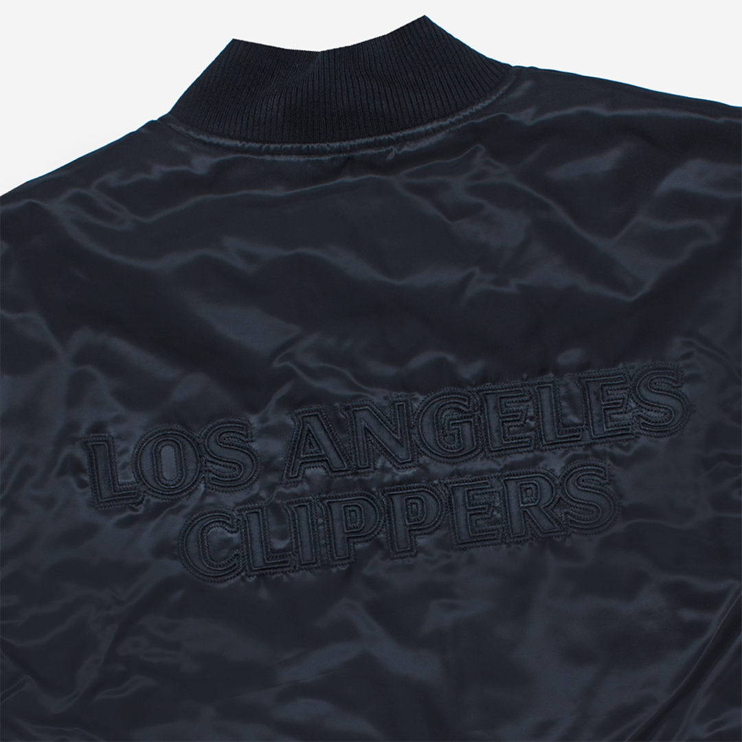 Black LA Clippers Varsity Jacket - LA CLIPPERS TEAM STORESTARTER20 - 000059 - S