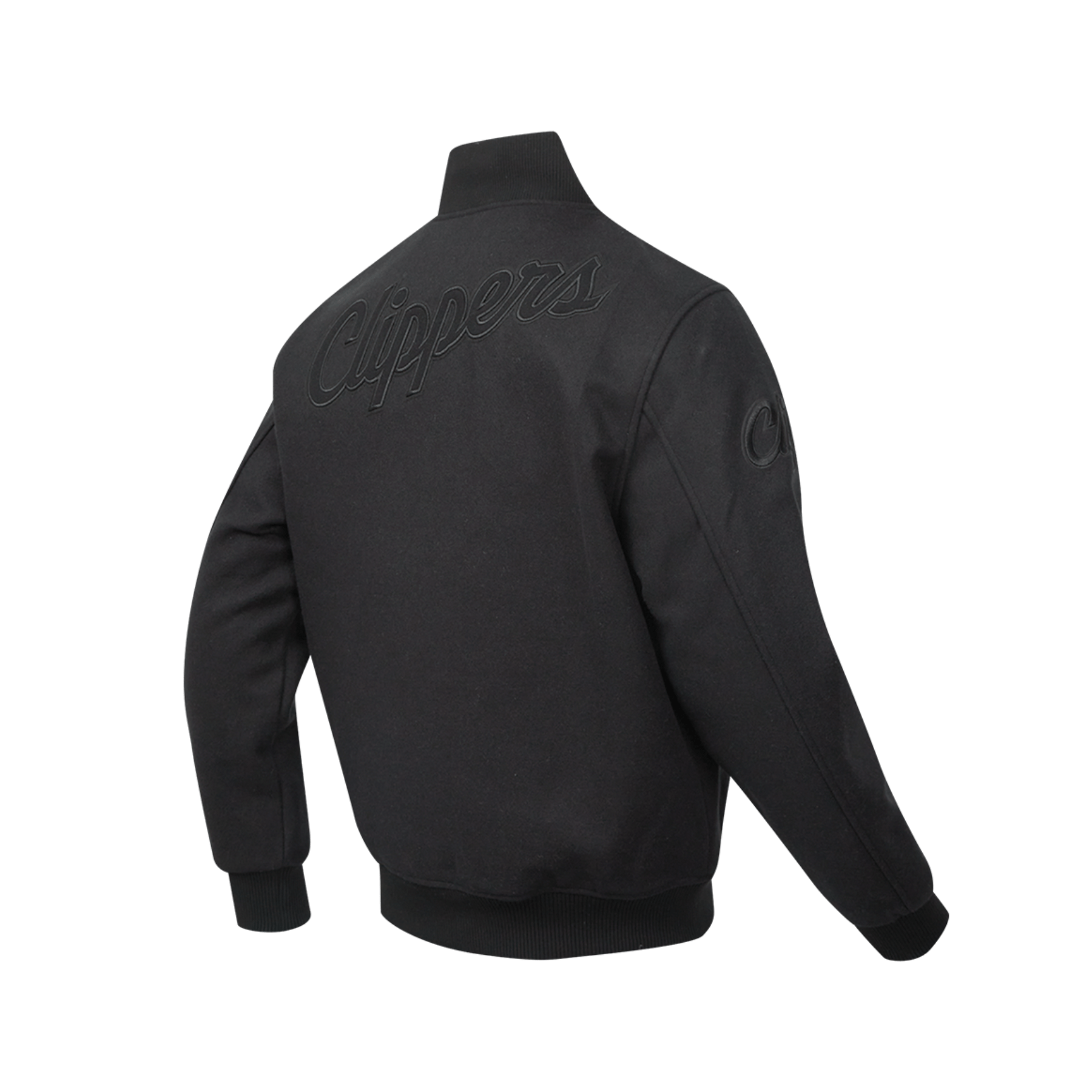 Black LA Clippers Wool Varsity Jacket - LA CLIPPERS TEAM STOREPro Standard20 - 000112 - S