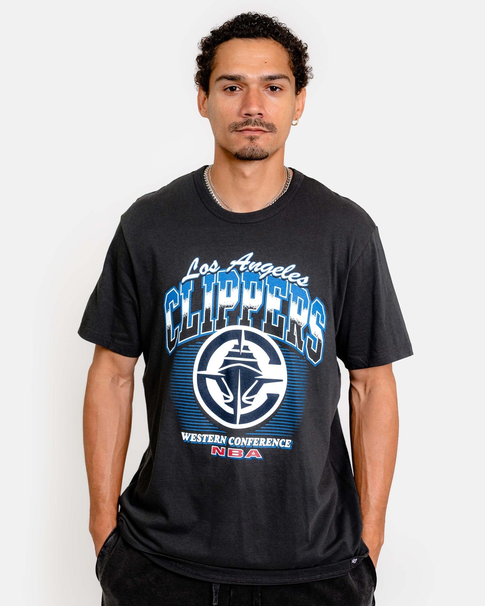 Black Los Angeles Clippers Primary Logo Graphic T-Shirt - Apparel - Black - 20 - 000172 - S