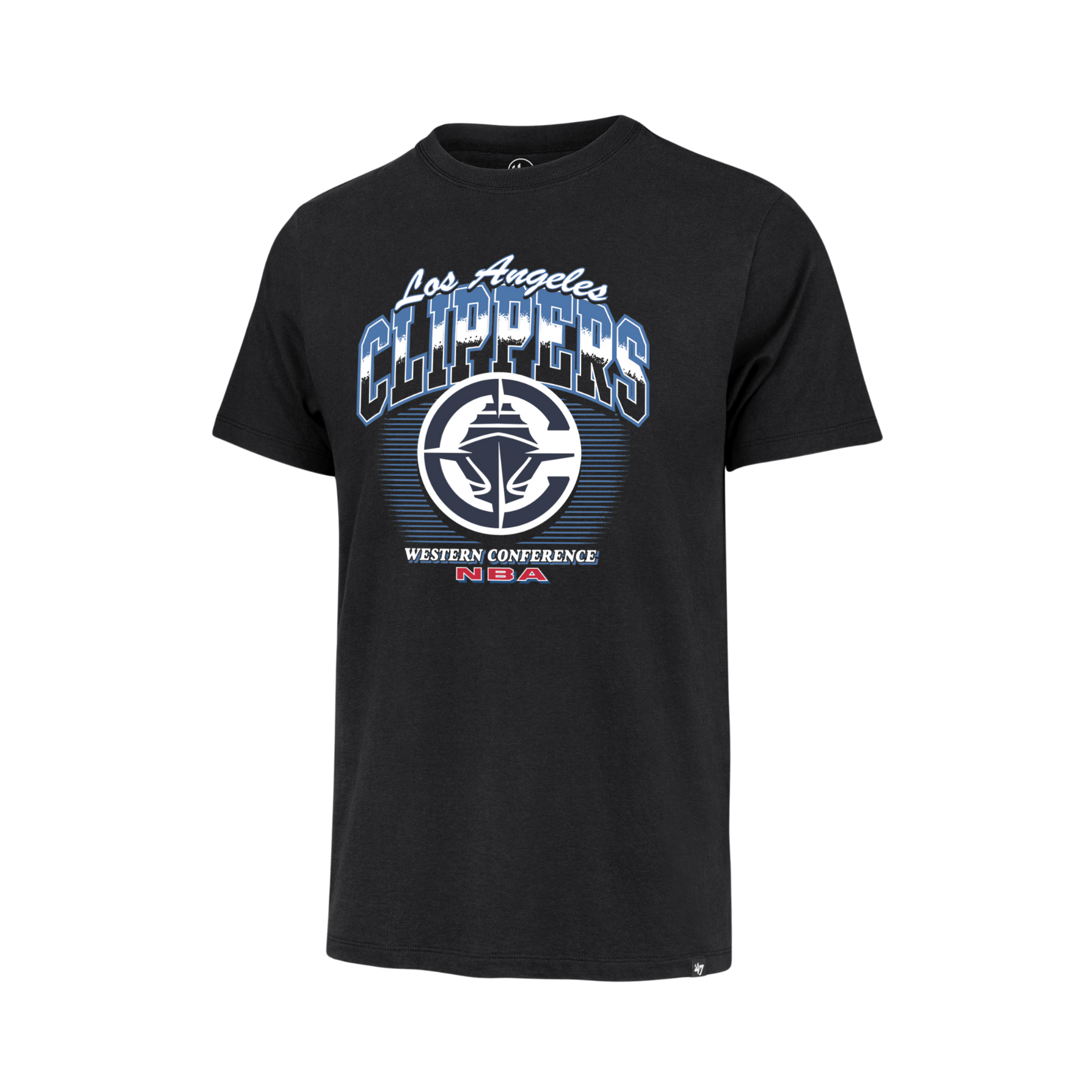 Black Los Angeles Clippers Primary Logo Graphic T-Shirt - LA CLIPPERS TEAM STORE47 Brand20 - 000172 - S