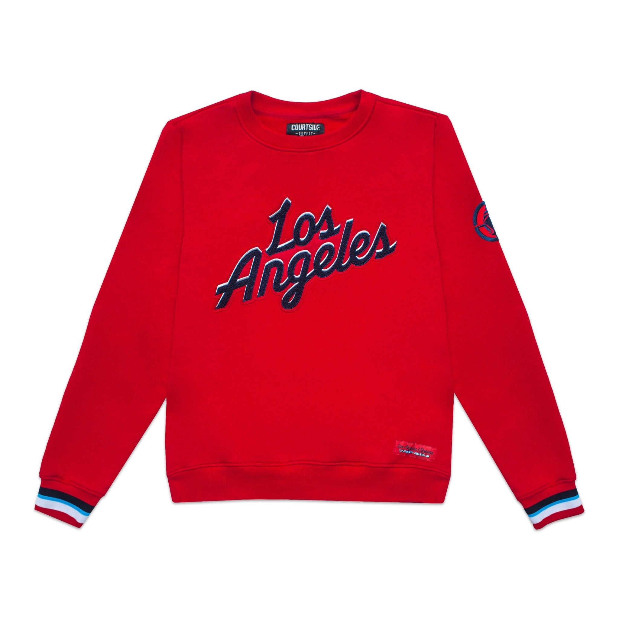 Chenille Los Angeles Crewneck - LA CLIPPERS TEAM STORECourtside Supply20 - 000186 - S