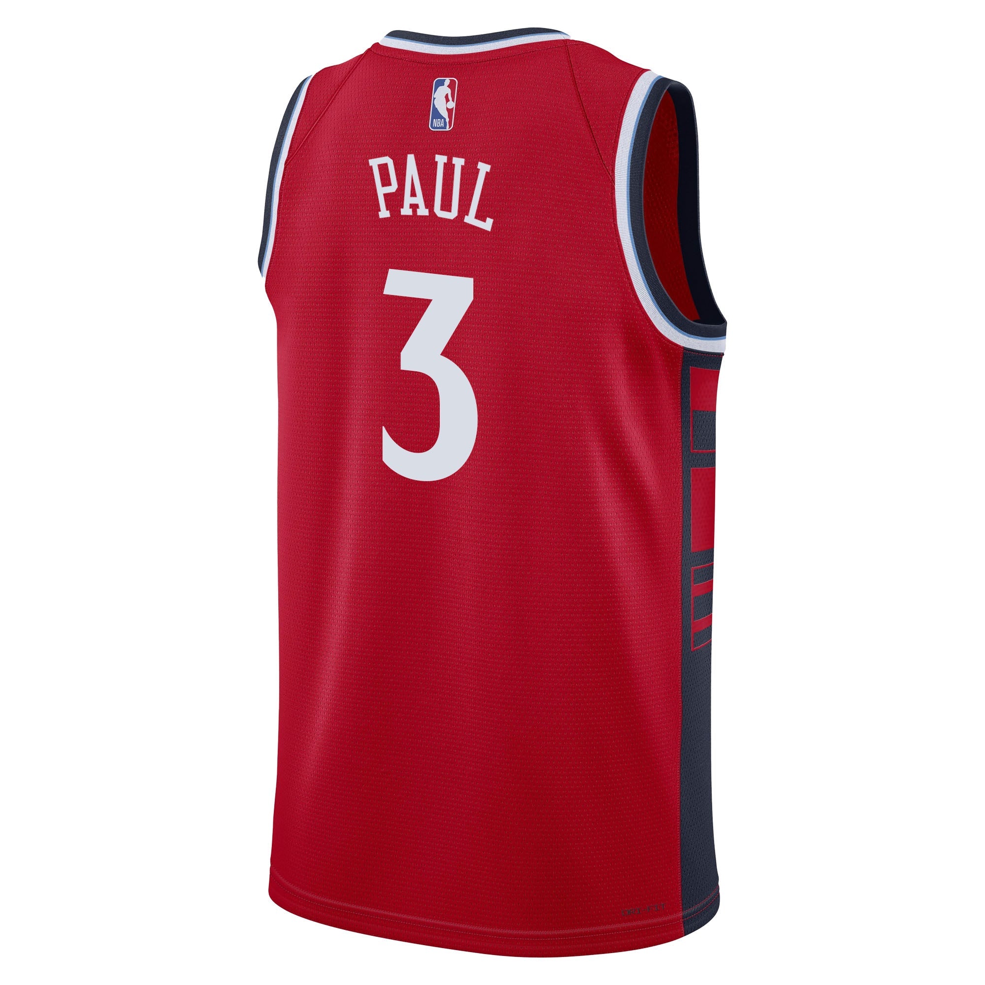 Red basketball jersey with 'PAUL' and number '3' on a white background
Chris Paul Los Angeles Clippers