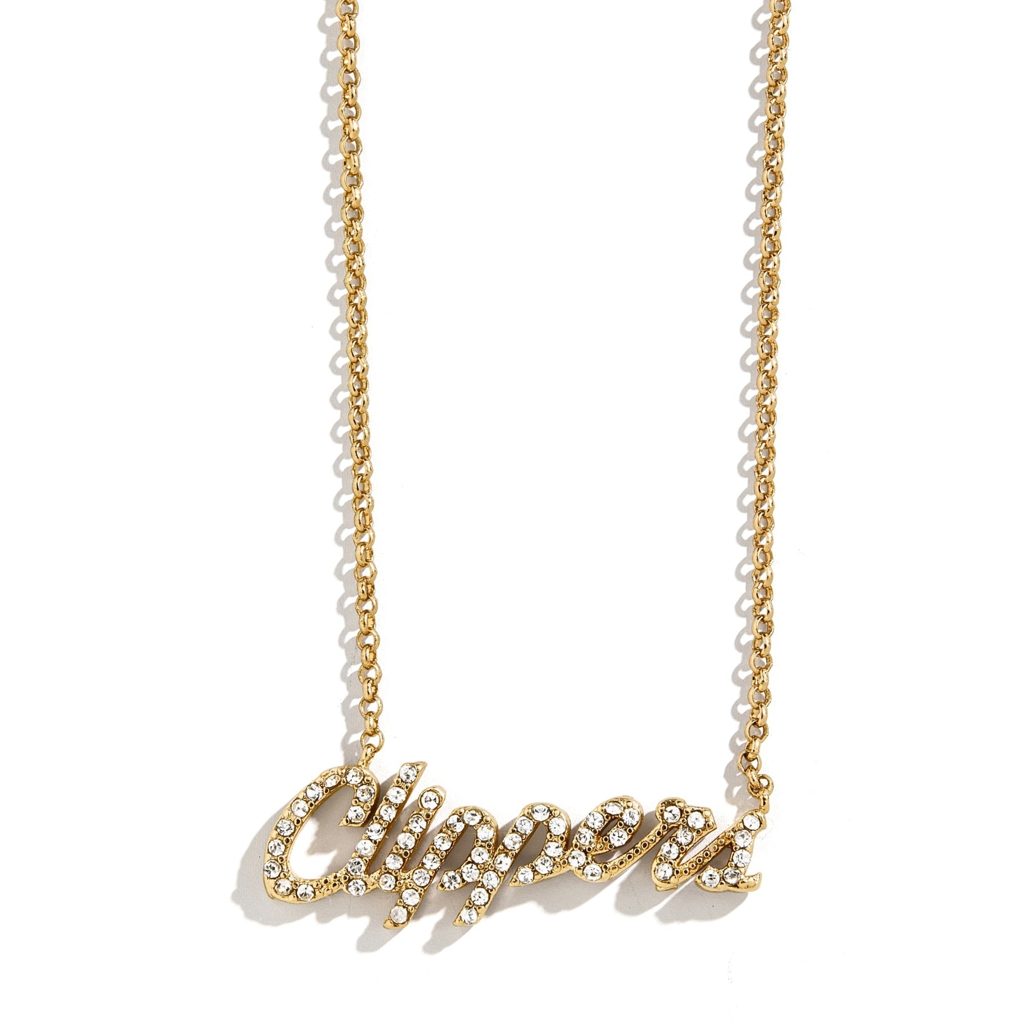 Clippers Rhinestone Necklace - LA CLIPPERS TEAM STOREBaubleBar53 - 000005