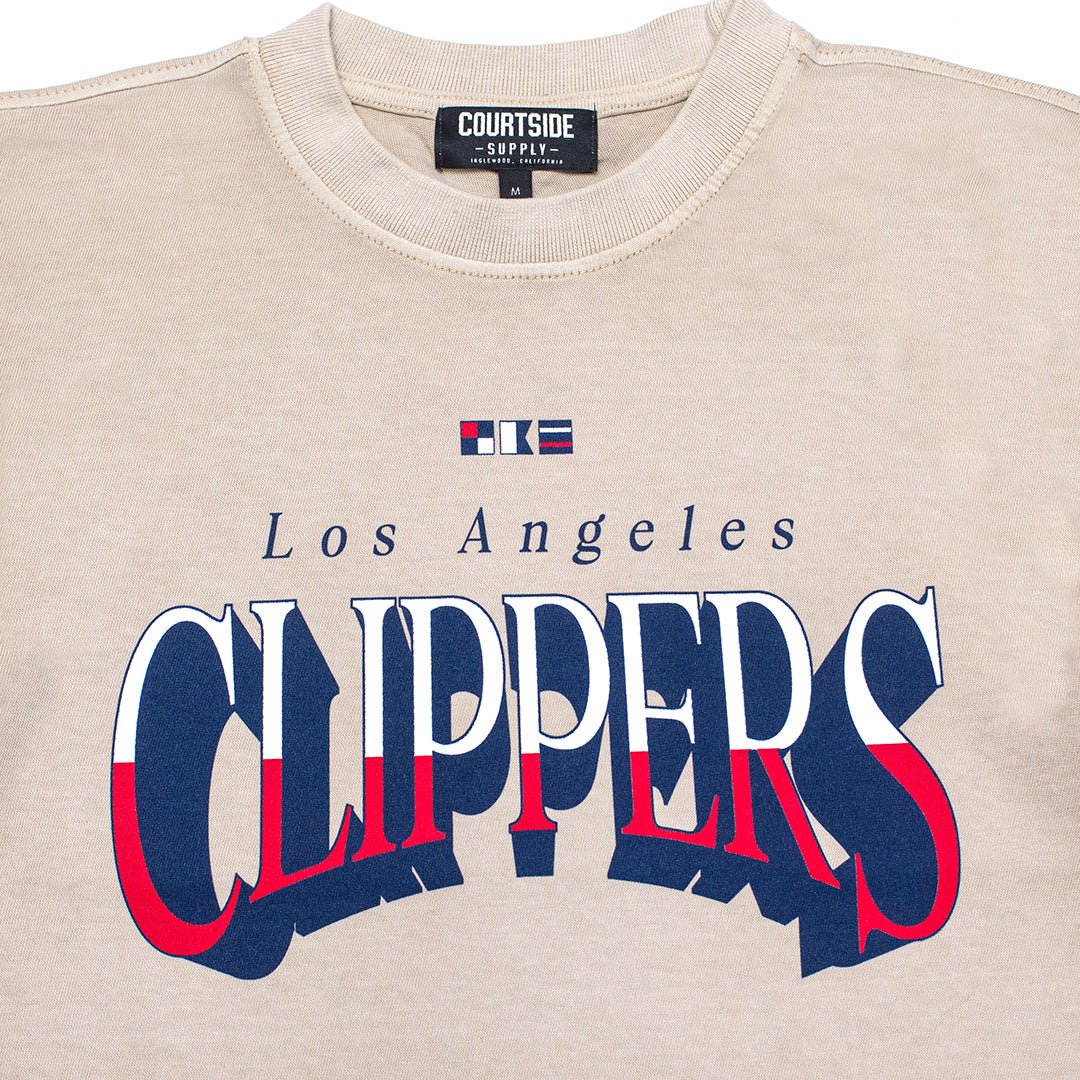 Cream Los Angeles Clippers Nautical Graphic T-Shirt - LA CLIPPERS TEAM STORECourtside Supply20 - 000230 - S