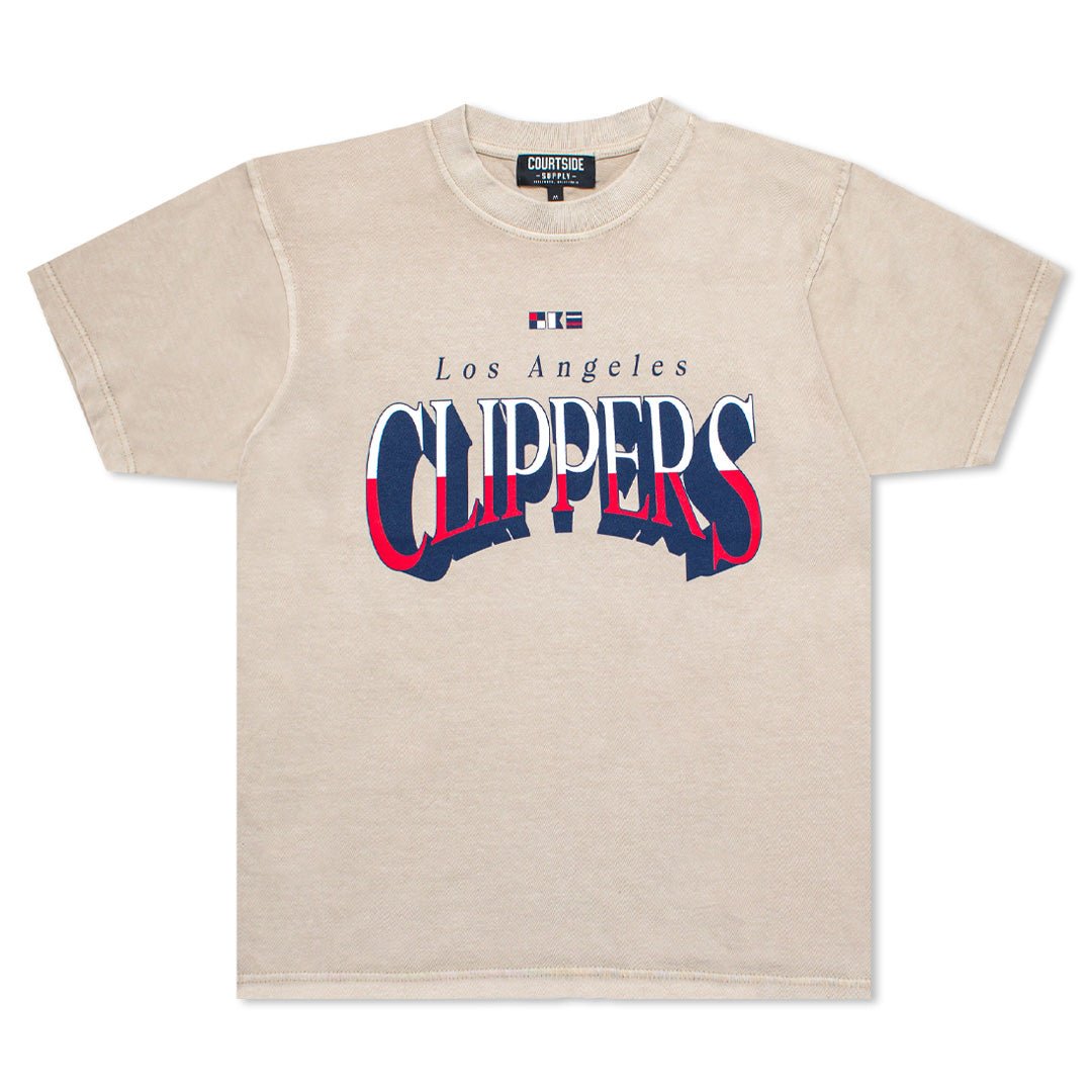 Cream Los Angeles Clippers Nautical Graphic T-Shirt - LA CLIPPERS TEAM STORECourtside Supply20 - 000230 - S