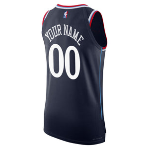 Custom '24 - '25 LA Clippers Icon Authentic Jersey - LA CLIPPERS TEAM STORENike10 - 000014 - 40/S