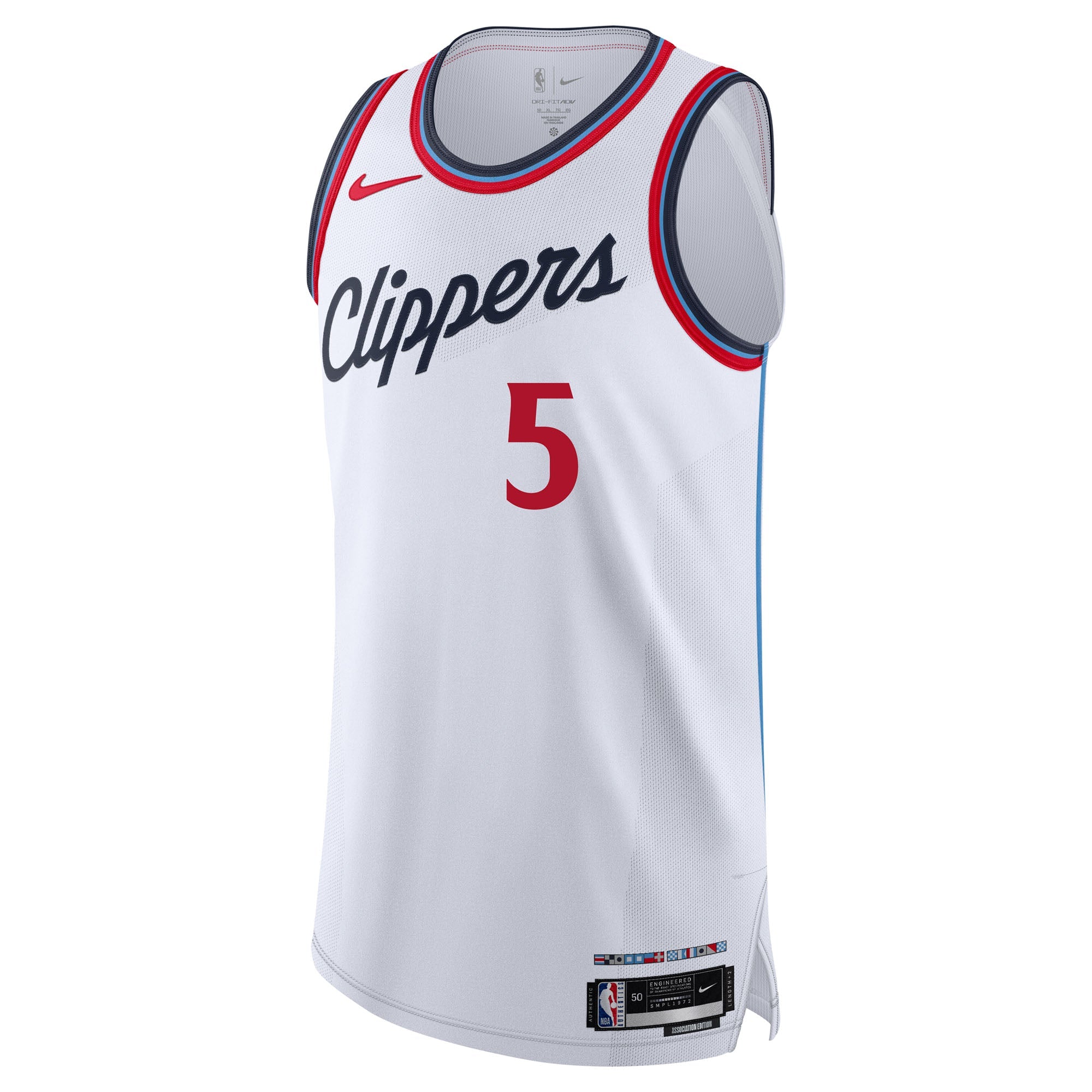 Derrick Jones Jr. '25 - '26 Association Authentic Jersey - Jerseys - White - 10 - 000035 - 40/S
