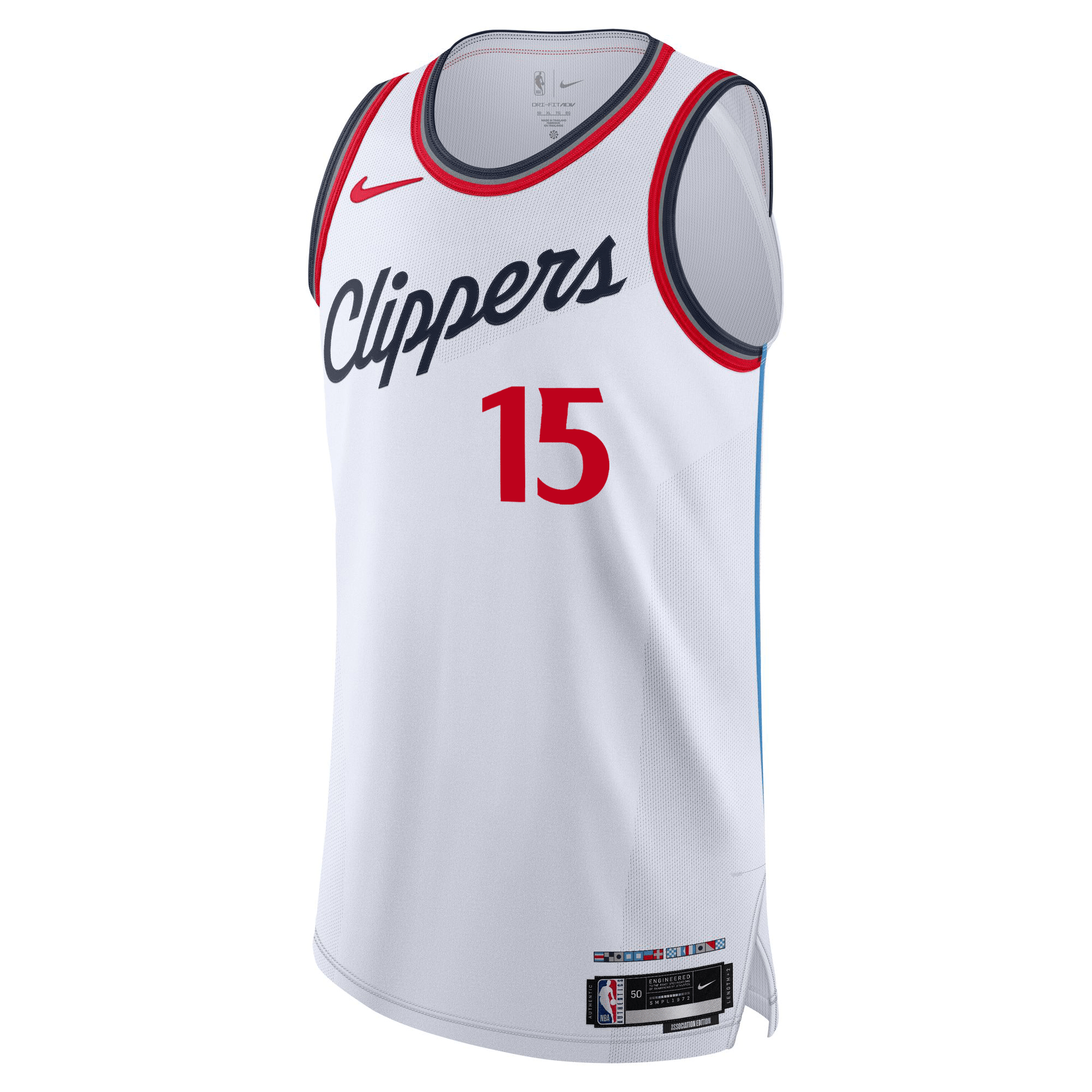 Drew Eubanks '24 - '25 Association Authentic Jersey - LA CLIPPERS TEAM STORENike10 - 000082 - 40/S