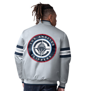 Gray Clippers Varsity Jacket - LA CLIPPERS TEAM STORESTARTER20 - 000060 - S