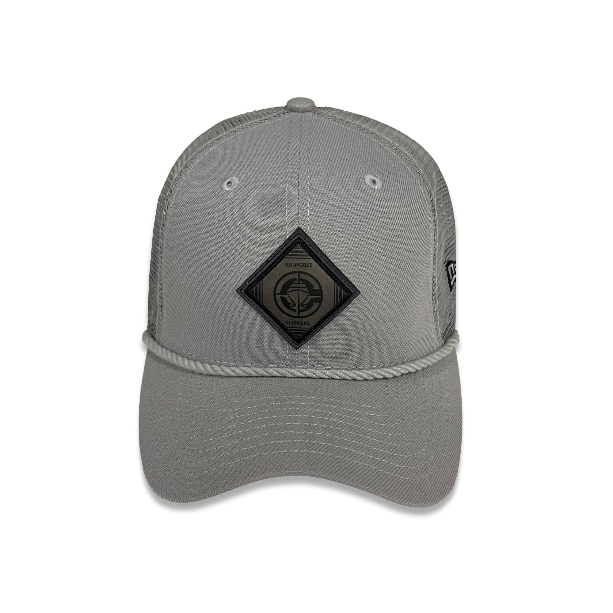 Gray Primary Leather Logo Snapback - Headwear - Gray - 60 - 000009