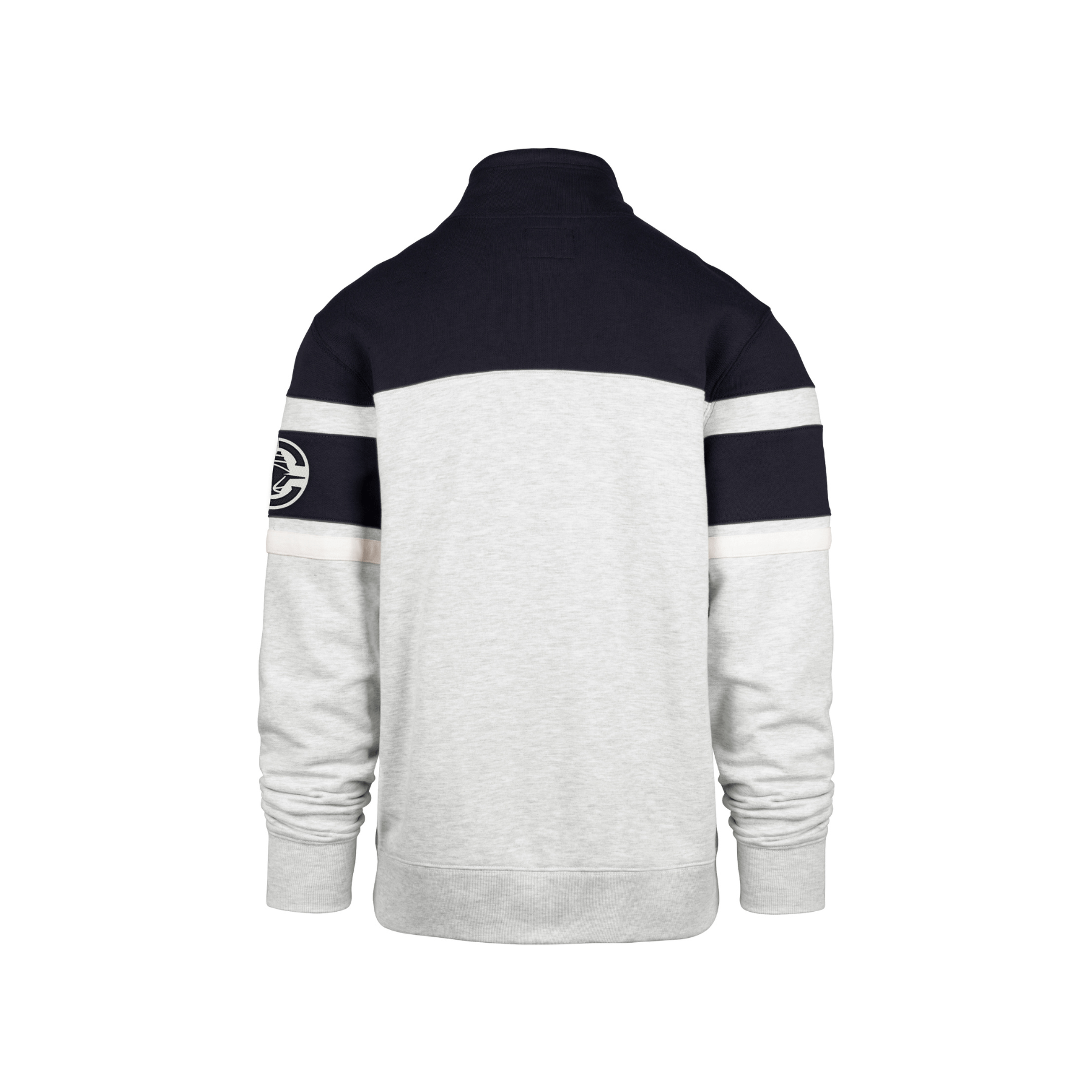 Heather Gray LA Clippers 1/4 Zip Sweatshirt - LA CLIPPERS TEAM STORE47 Brand20 - 000004 - S