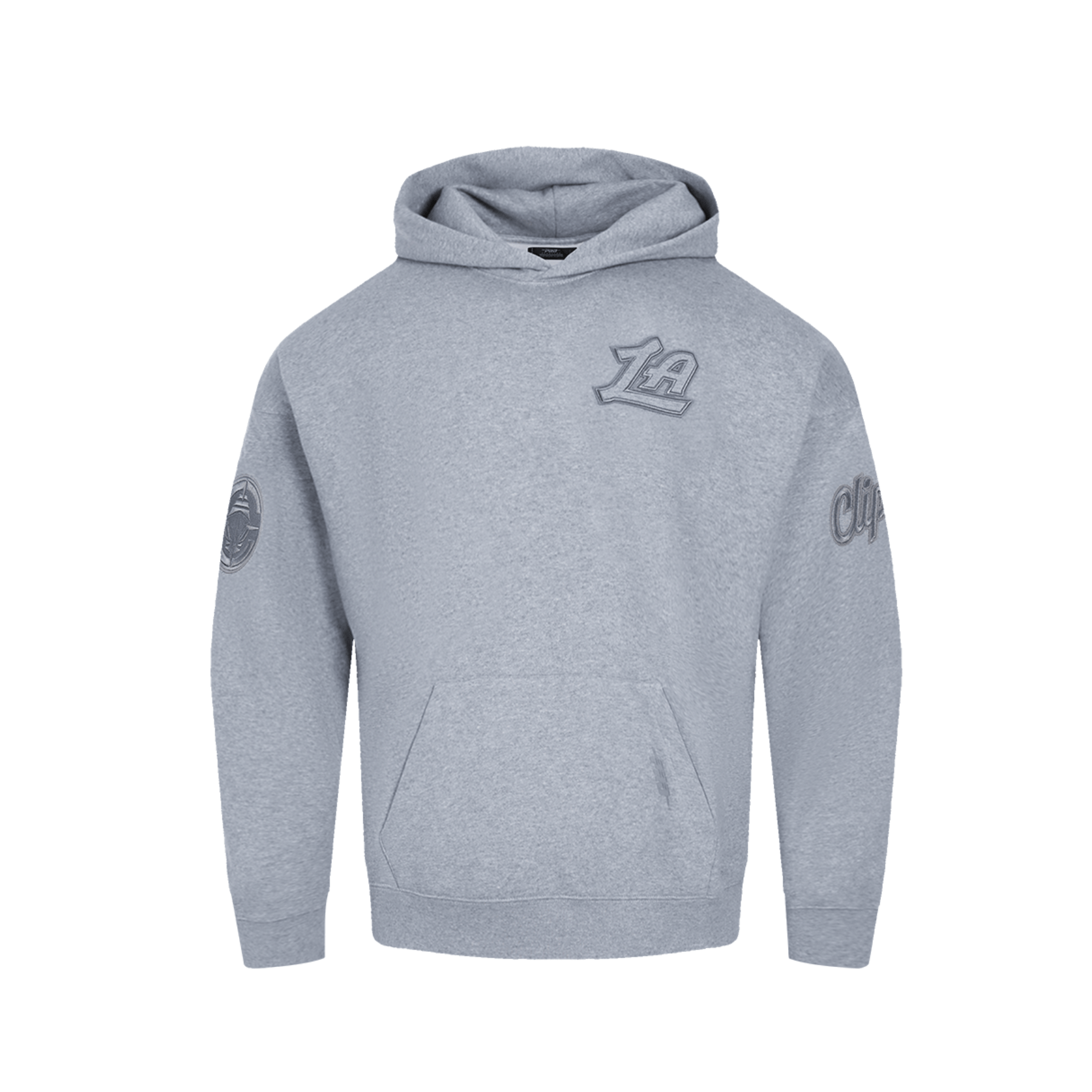 Heather Gray LA Clippers Pullover Hoodie - LA CLIPPERS TEAM STOREPro Standard20 - 000115 - S