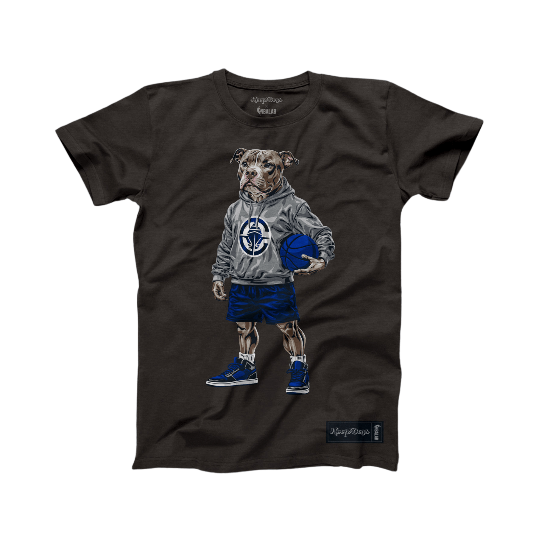 Hoop Dogs Pitbull Short Sleeve T-Shirt - LA CLIPPERS TEAM STORENBALAB20 - 000155 - S