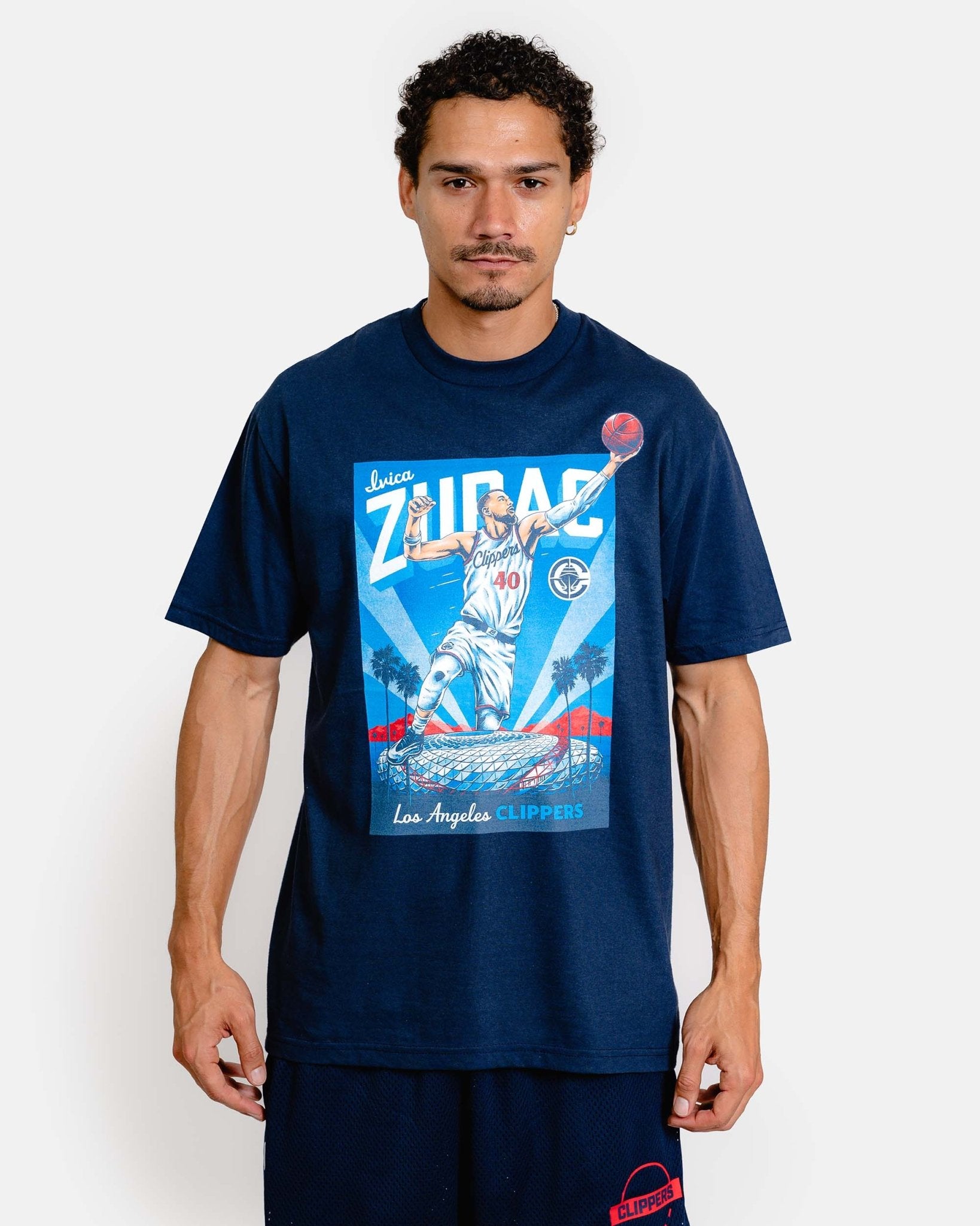 Ivica Zubac Graphic T-Shirt - Apparel - Navy - 20 - 000232 - S